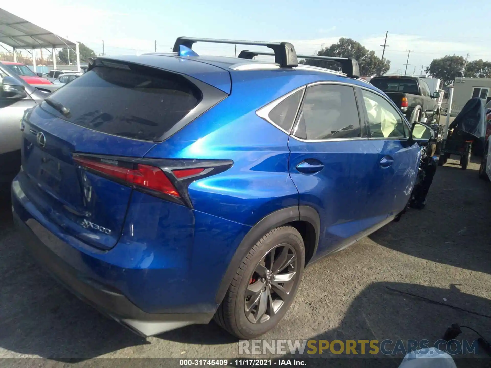 4 Photograph of a damaged car JTJSARBZ9M2191124 LEXUS NX 2021