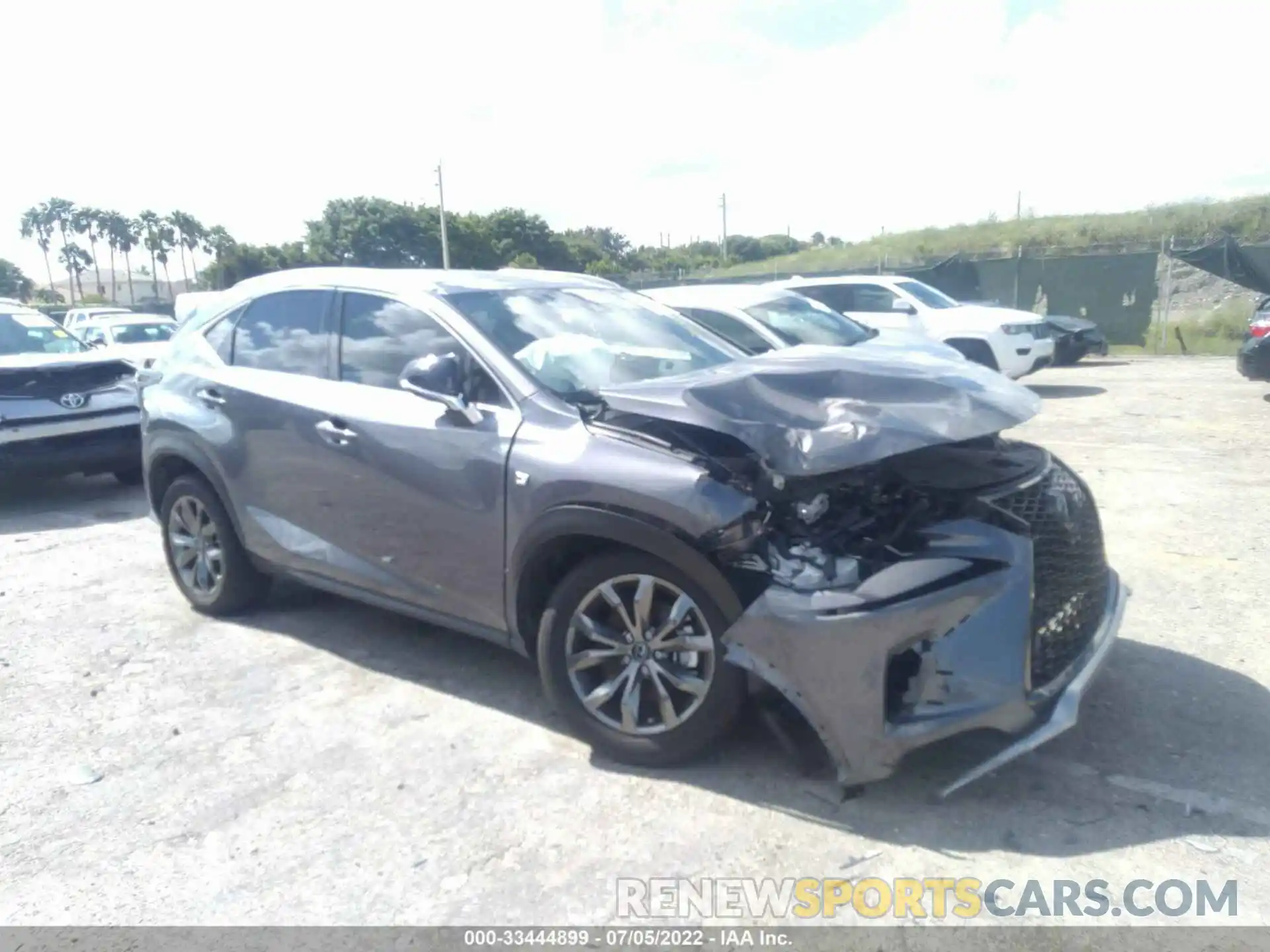 1 Photograph of a damaged car JTJSARBZ9M2202347 LEXUS NX 2021