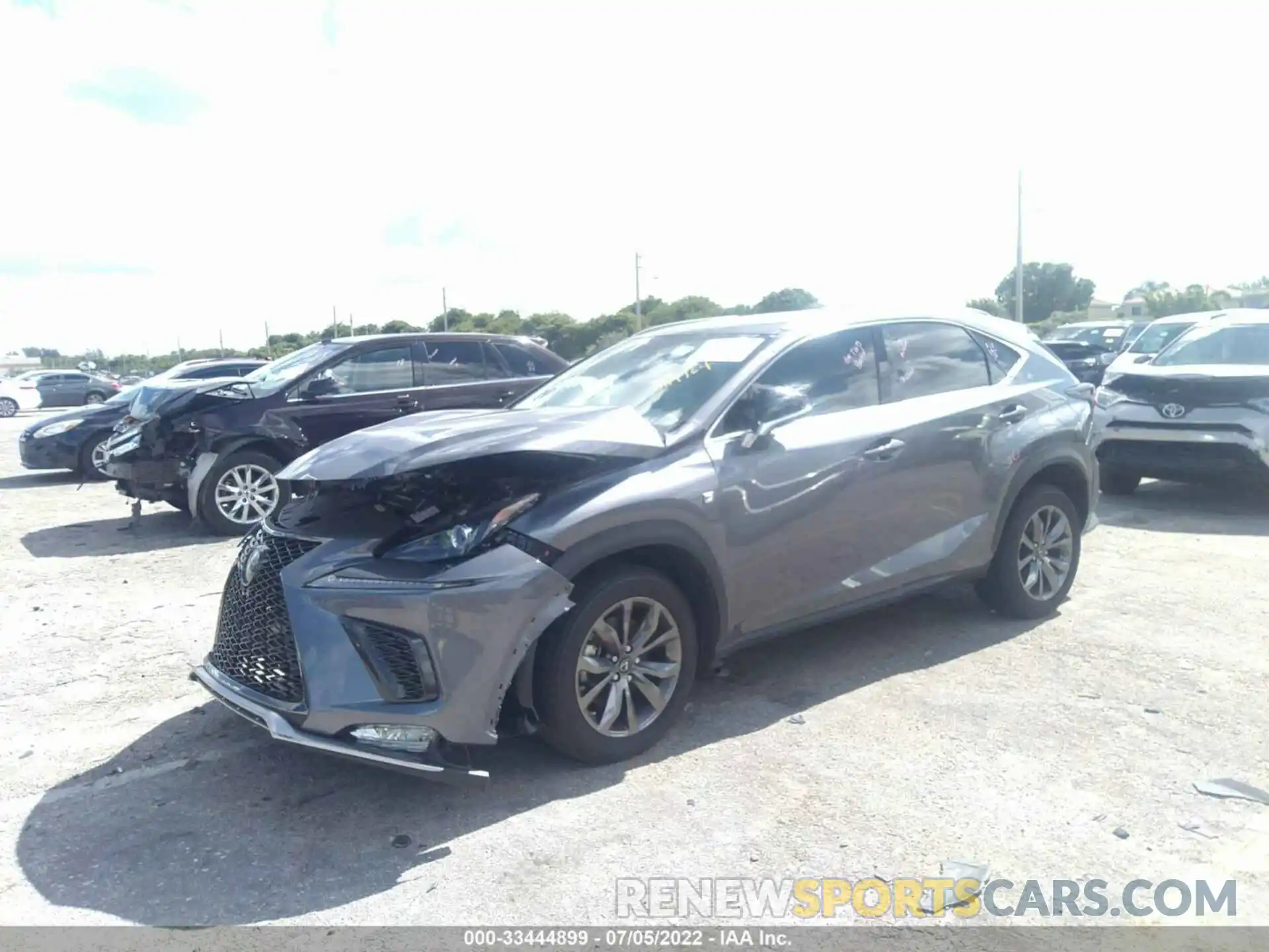 2 Photograph of a damaged car JTJSARBZ9M2202347 LEXUS NX 2021