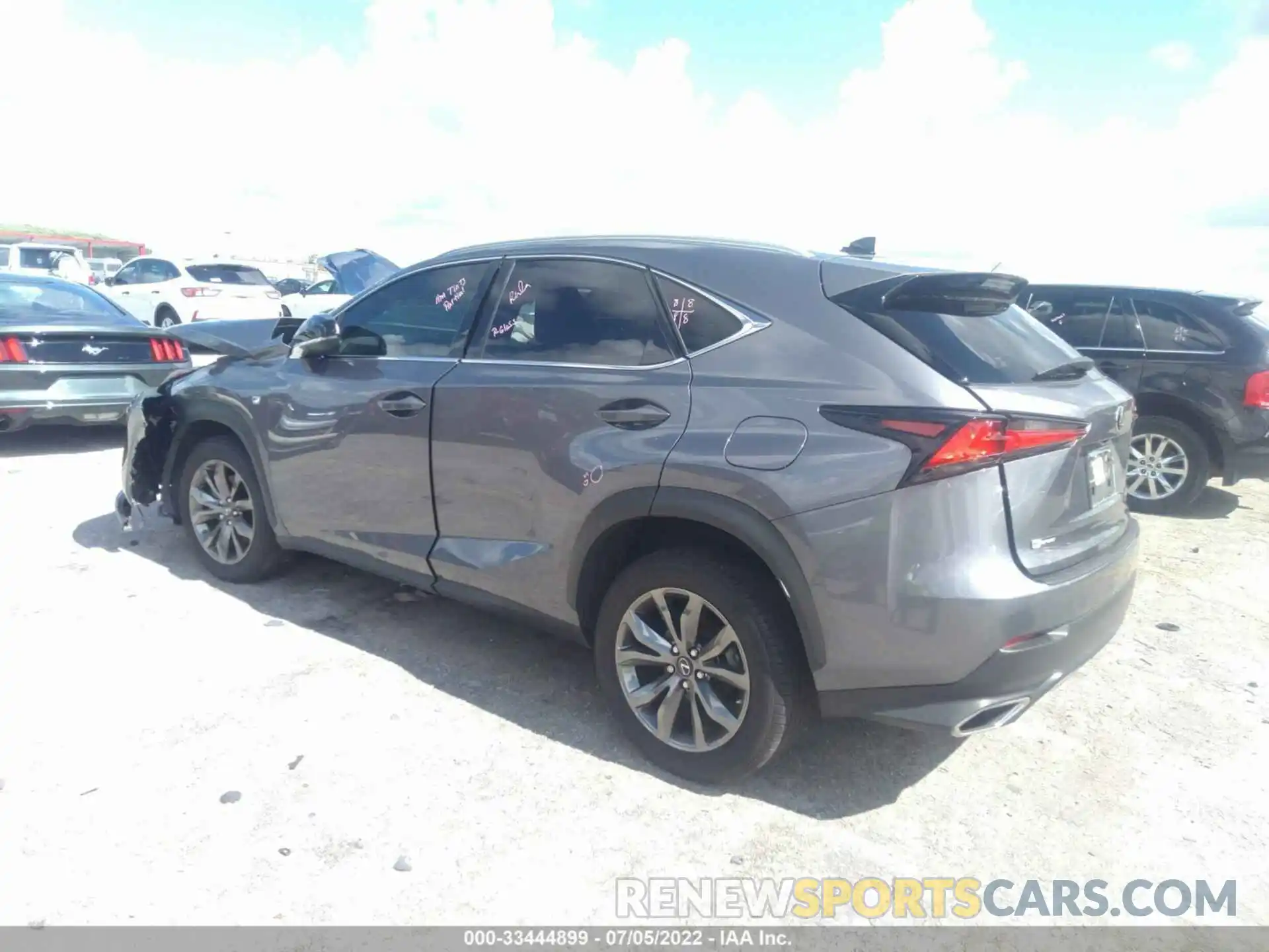 3 Photograph of a damaged car JTJSARBZ9M2202347 LEXUS NX 2021