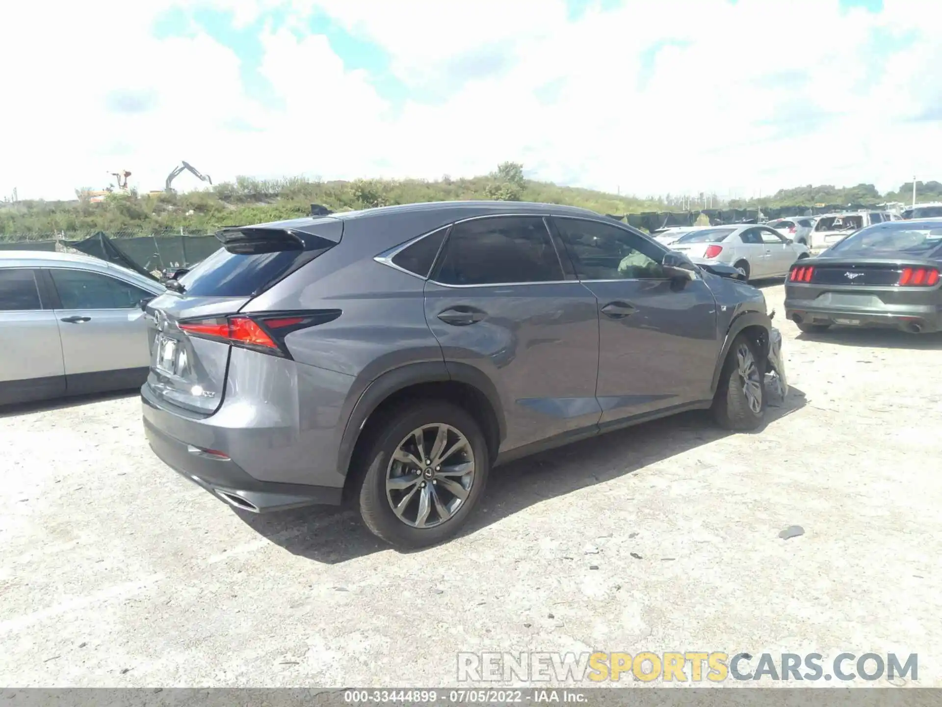 4 Photograph of a damaged car JTJSARBZ9M2202347 LEXUS NX 2021