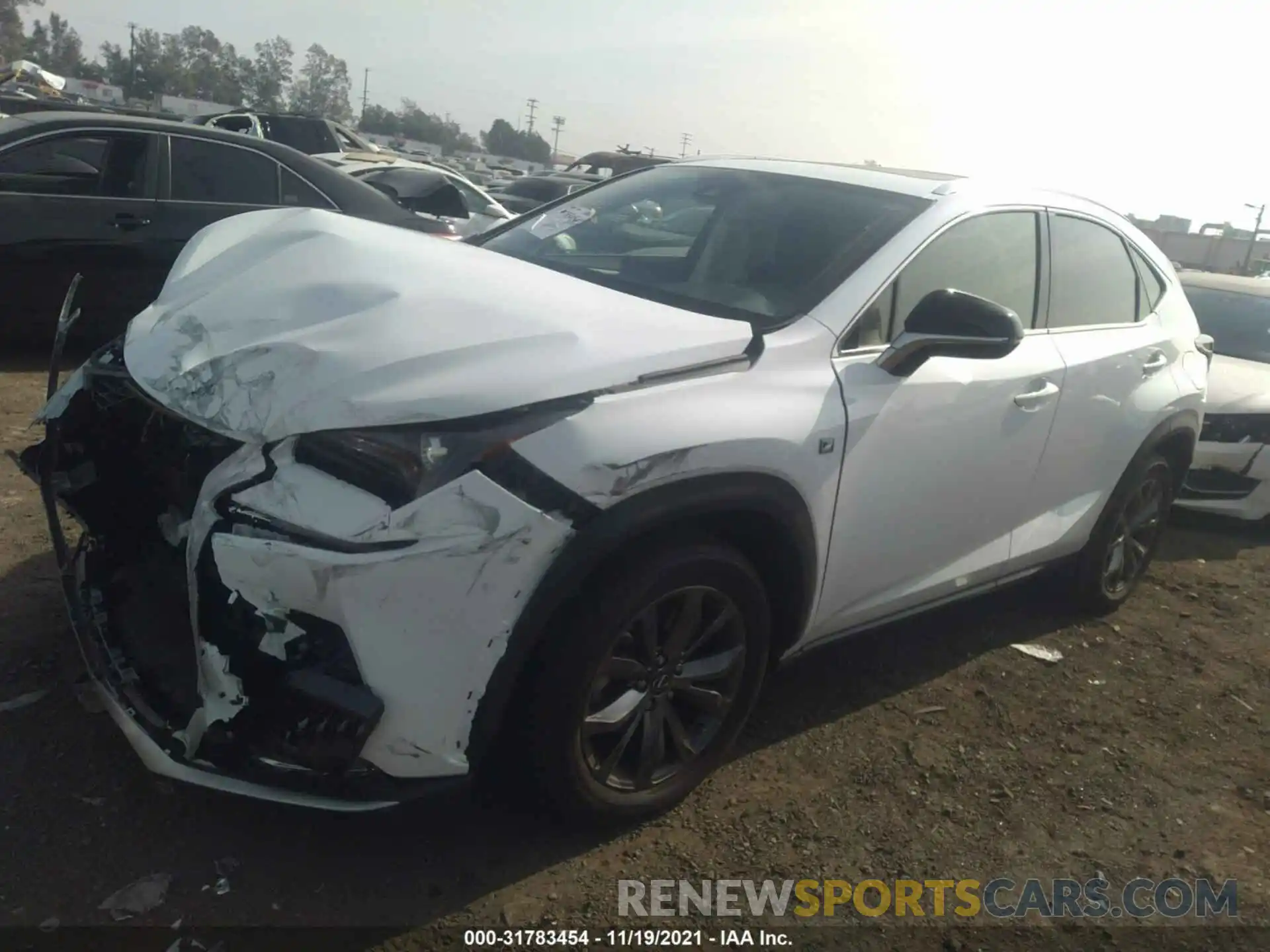 2 Photograph of a damaged car JTJSARBZ9M5022574 LEXUS NX 2021