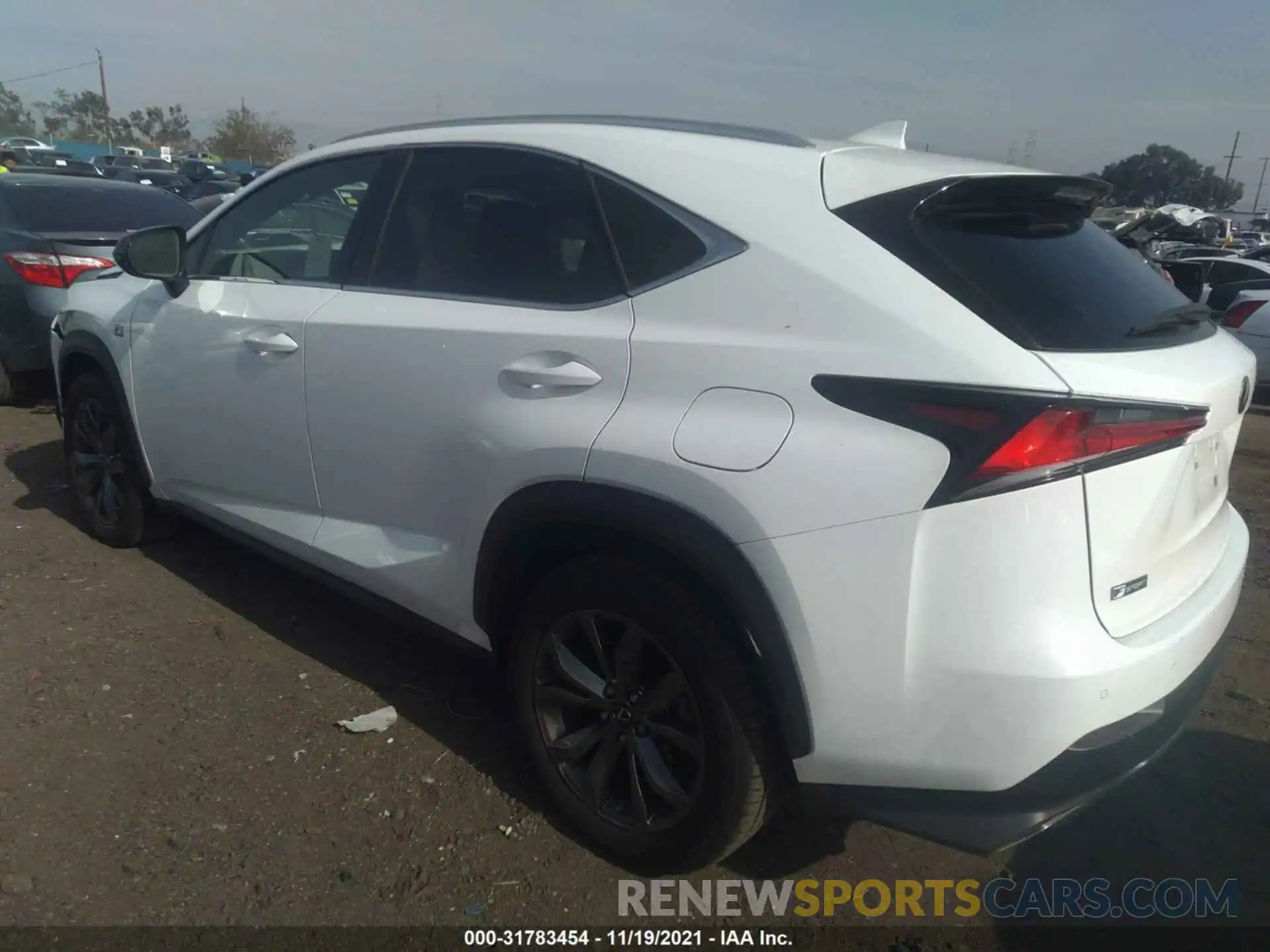 3 Photograph of a damaged car JTJSARBZ9M5022574 LEXUS NX 2021