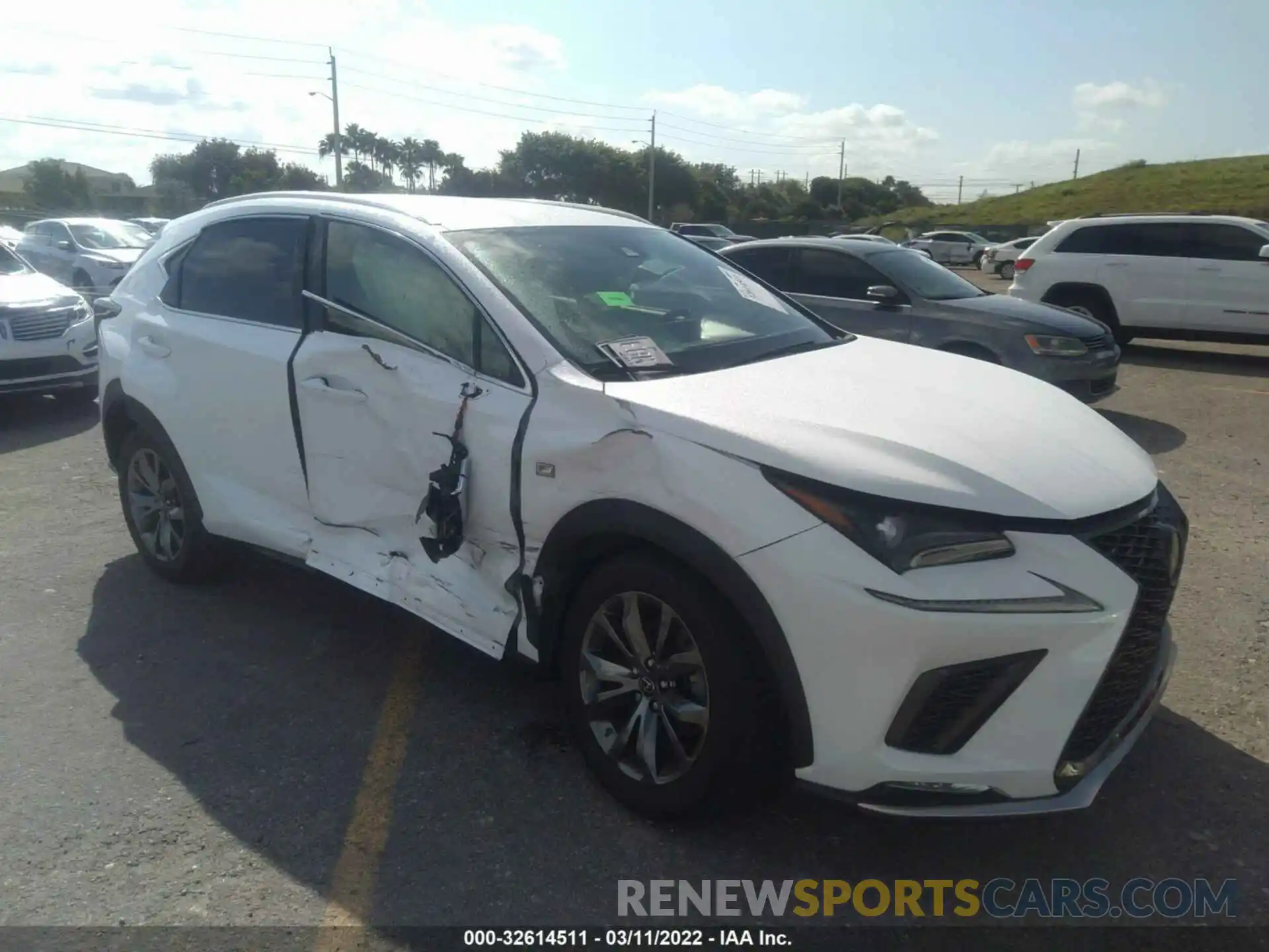 1 Photograph of a damaged car JTJSARBZXM2188720 LEXUS NX 2021