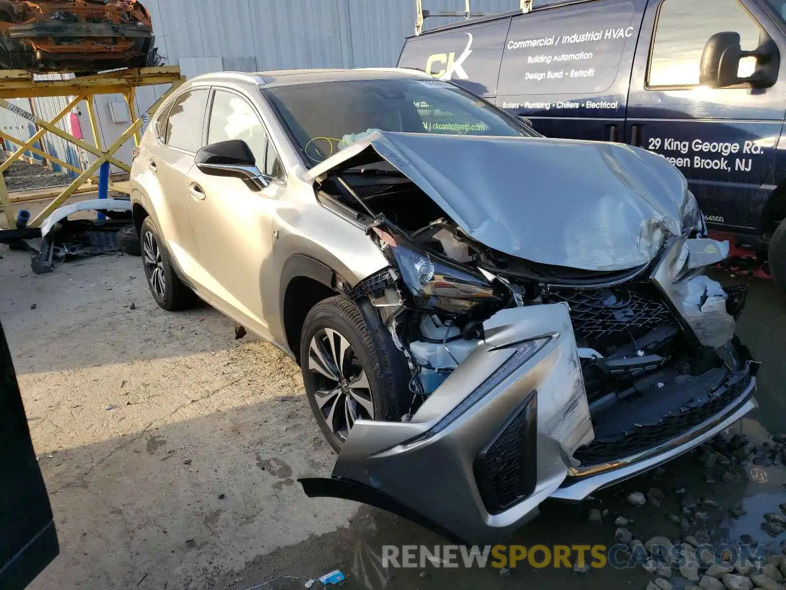 1 Photograph of a damaged car JTJSARDZ0M2247304 LEXUS NX 2021