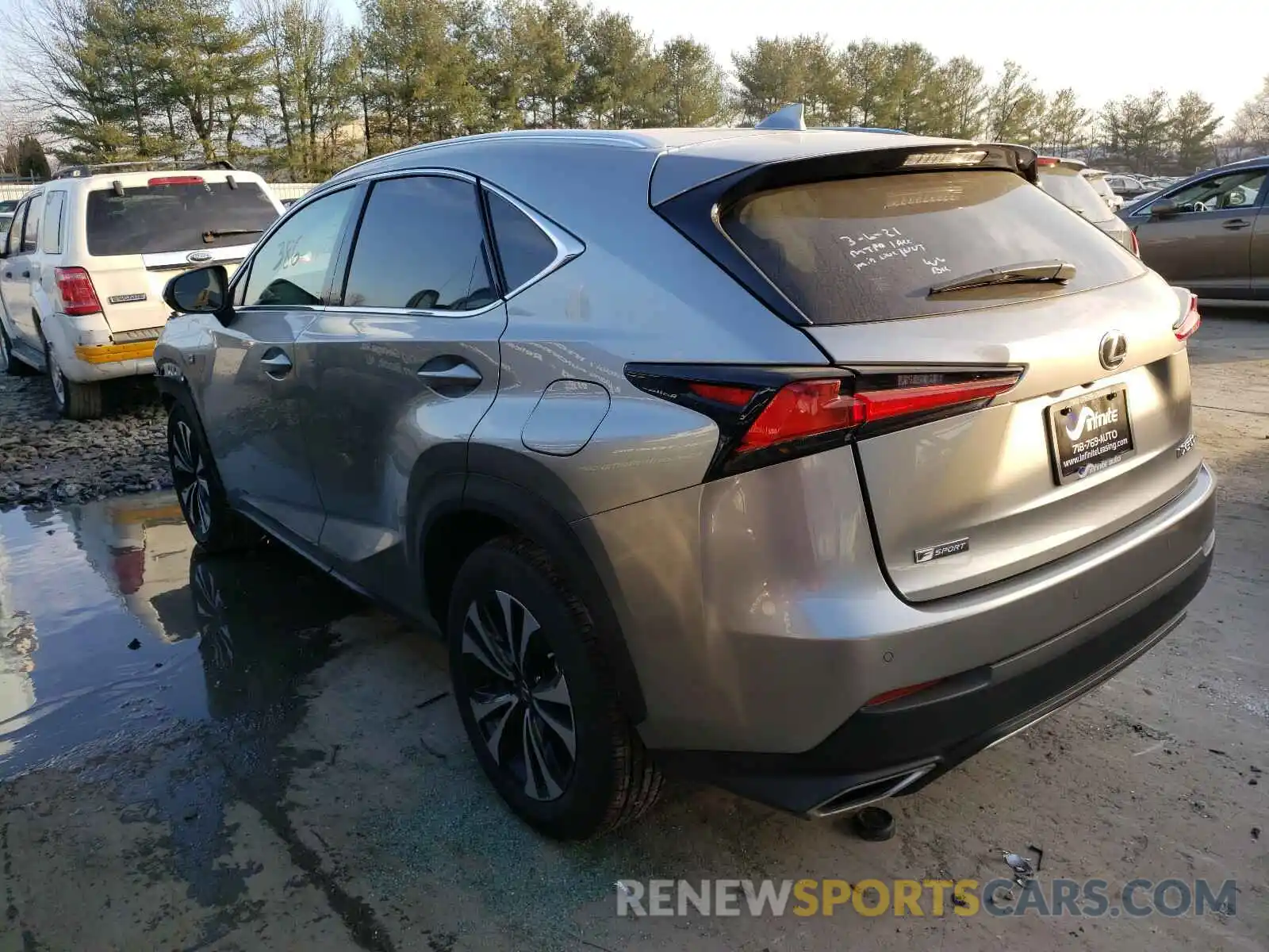 3 Photograph of a damaged car JTJSARDZ0M2247304 LEXUS NX 2021