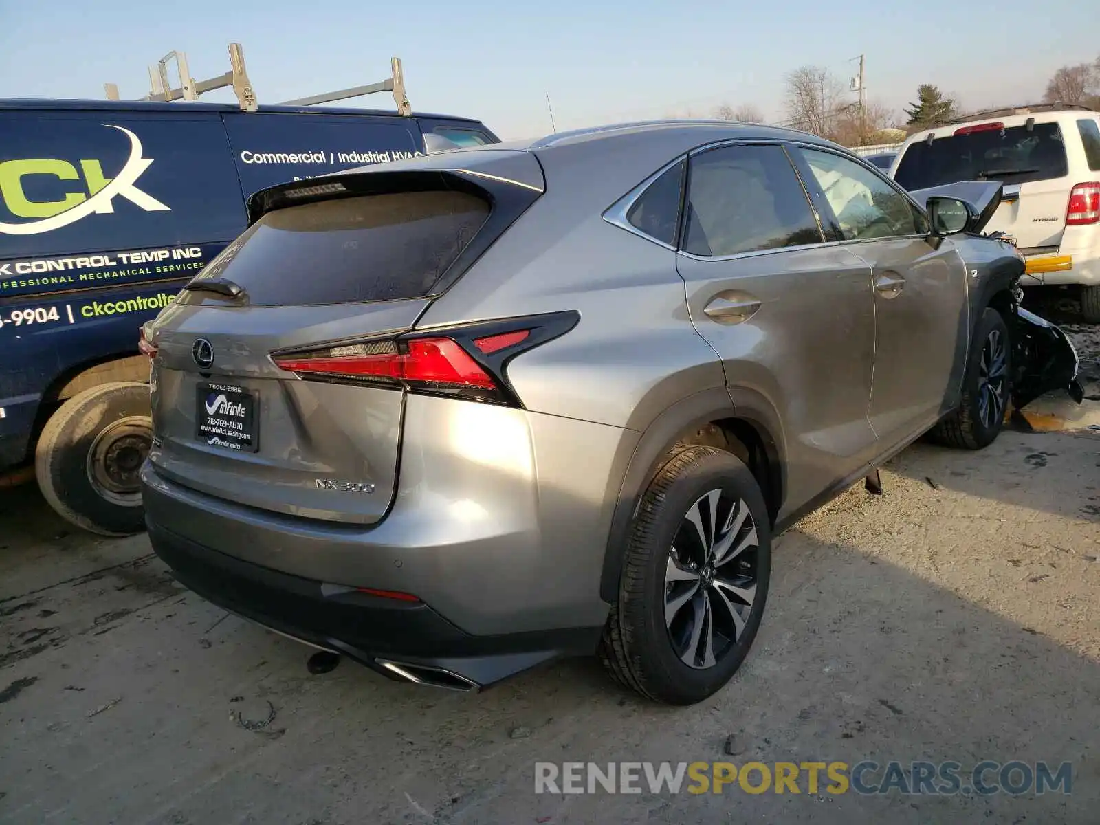 4 Фотография поврежденного автомобиля JTJSARDZ0M2247304 LEXUS NX 2021