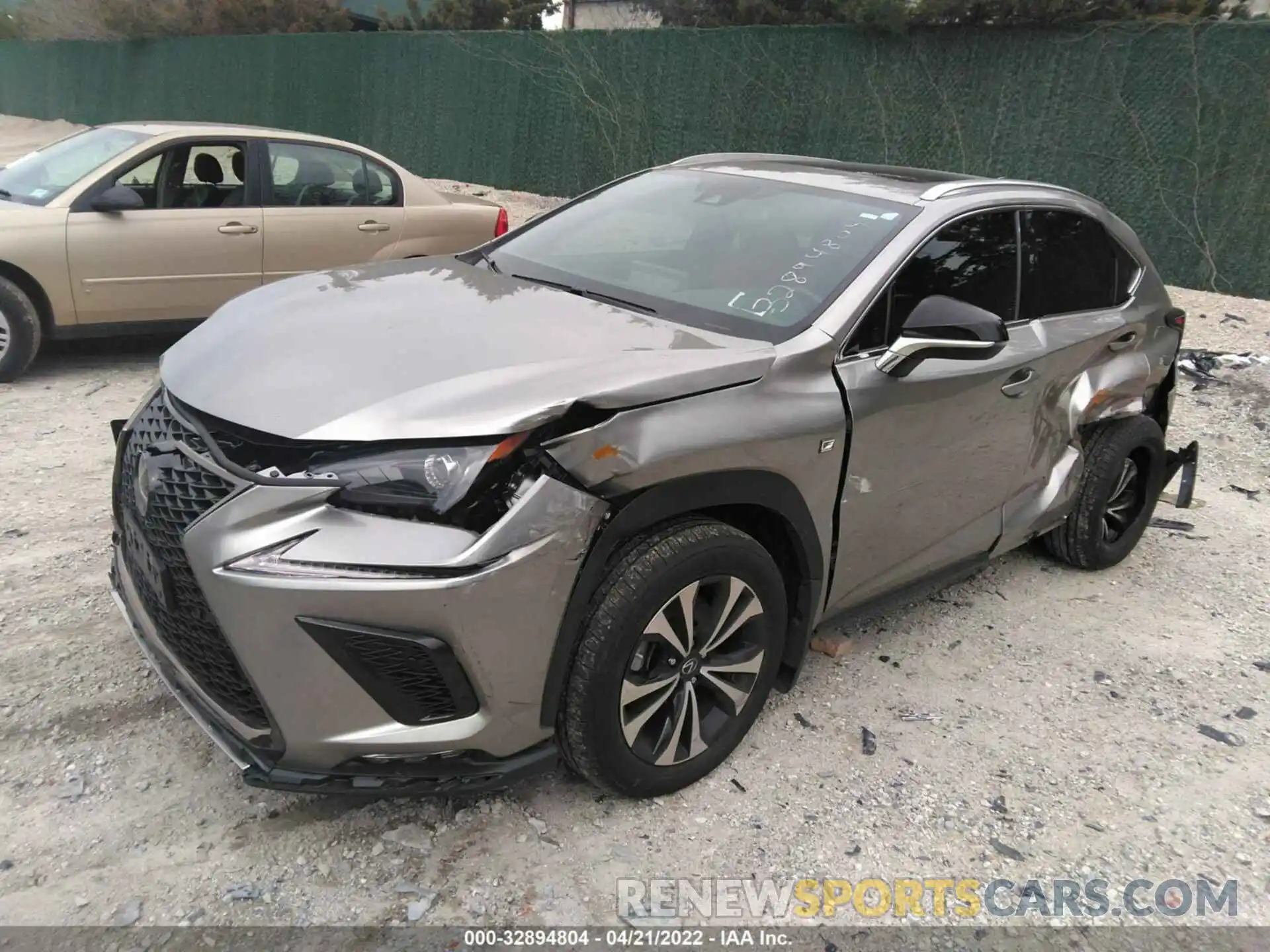 2 Фотография поврежденного автомобиля JTJSARDZ0M2261820 LEXUS NX 2021