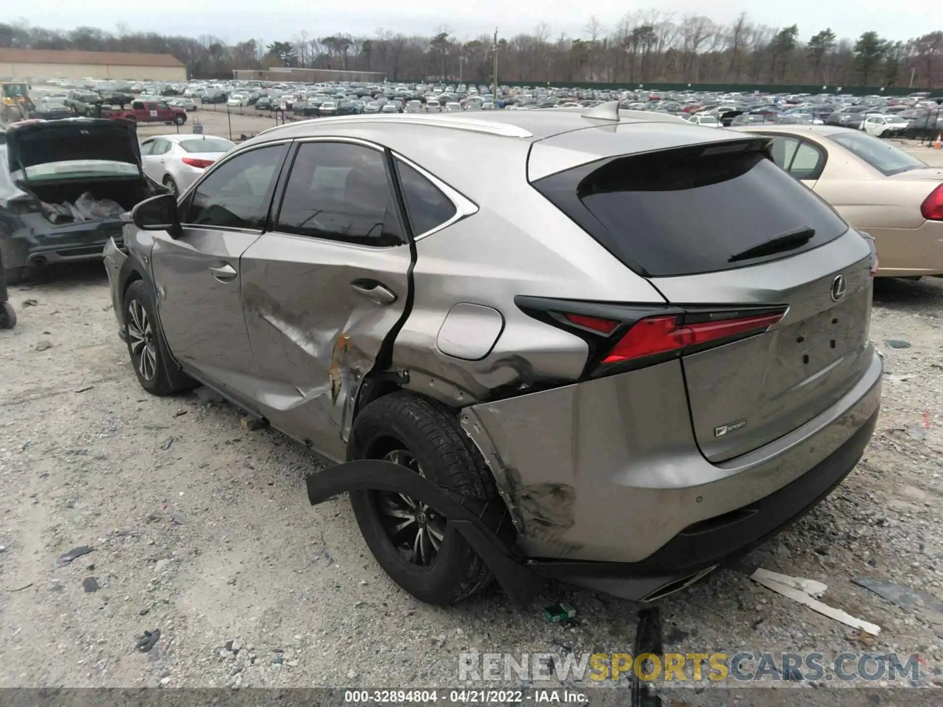 3 Фотография поврежденного автомобиля JTJSARDZ0M2261820 LEXUS NX 2021