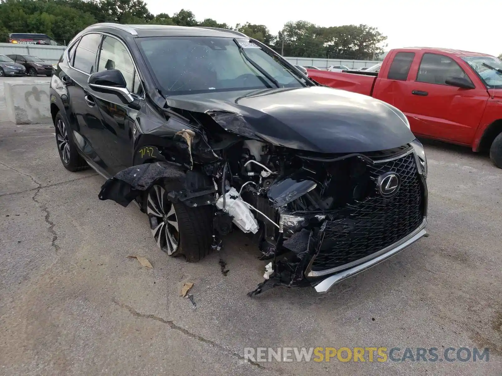 1 Photograph of a damaged car JTJSARDZ1M2252379 LEXUS NX 2021