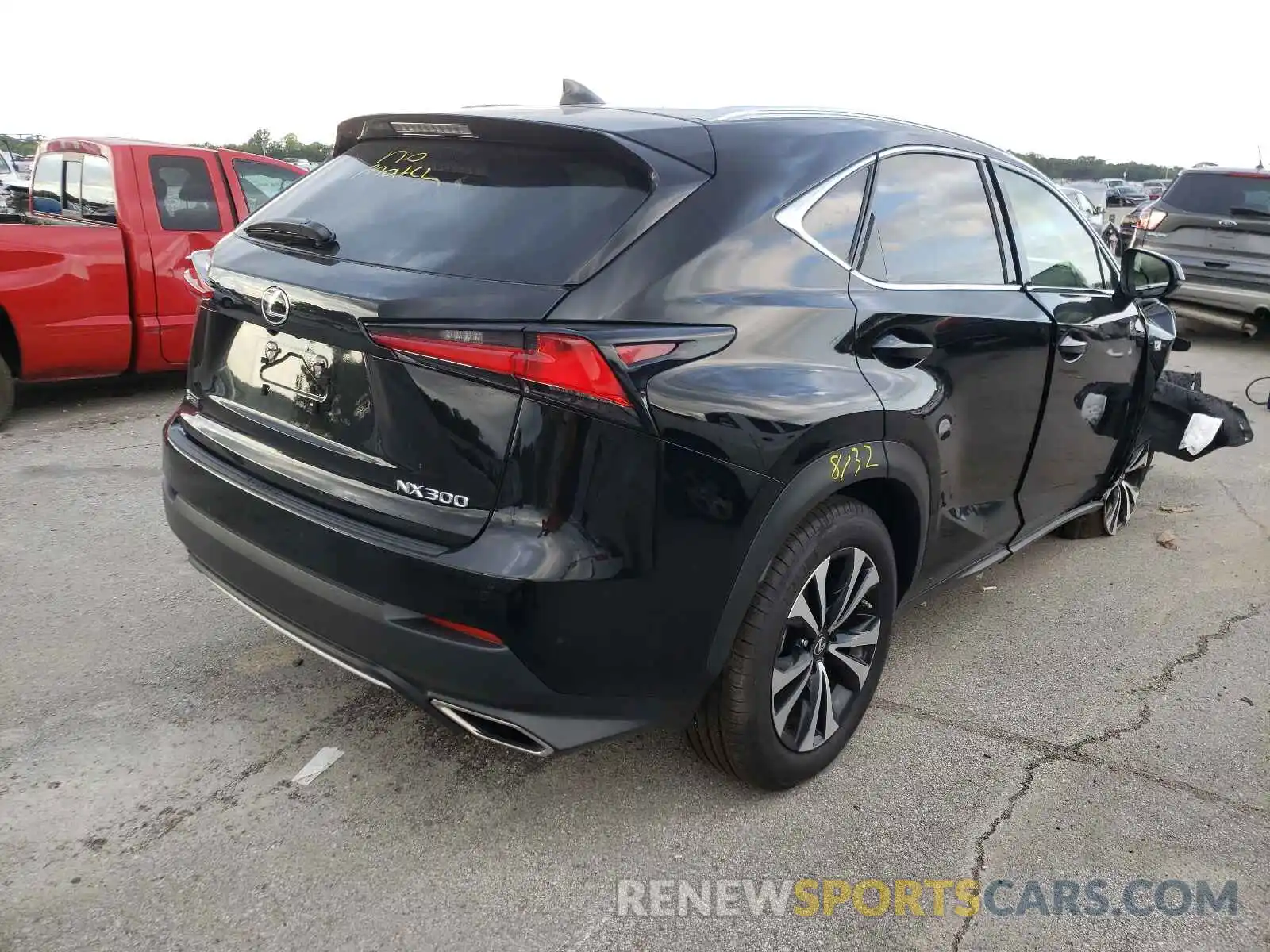 4 Фотография поврежденного автомобиля JTJSARDZ1M2252379 LEXUS NX 2021