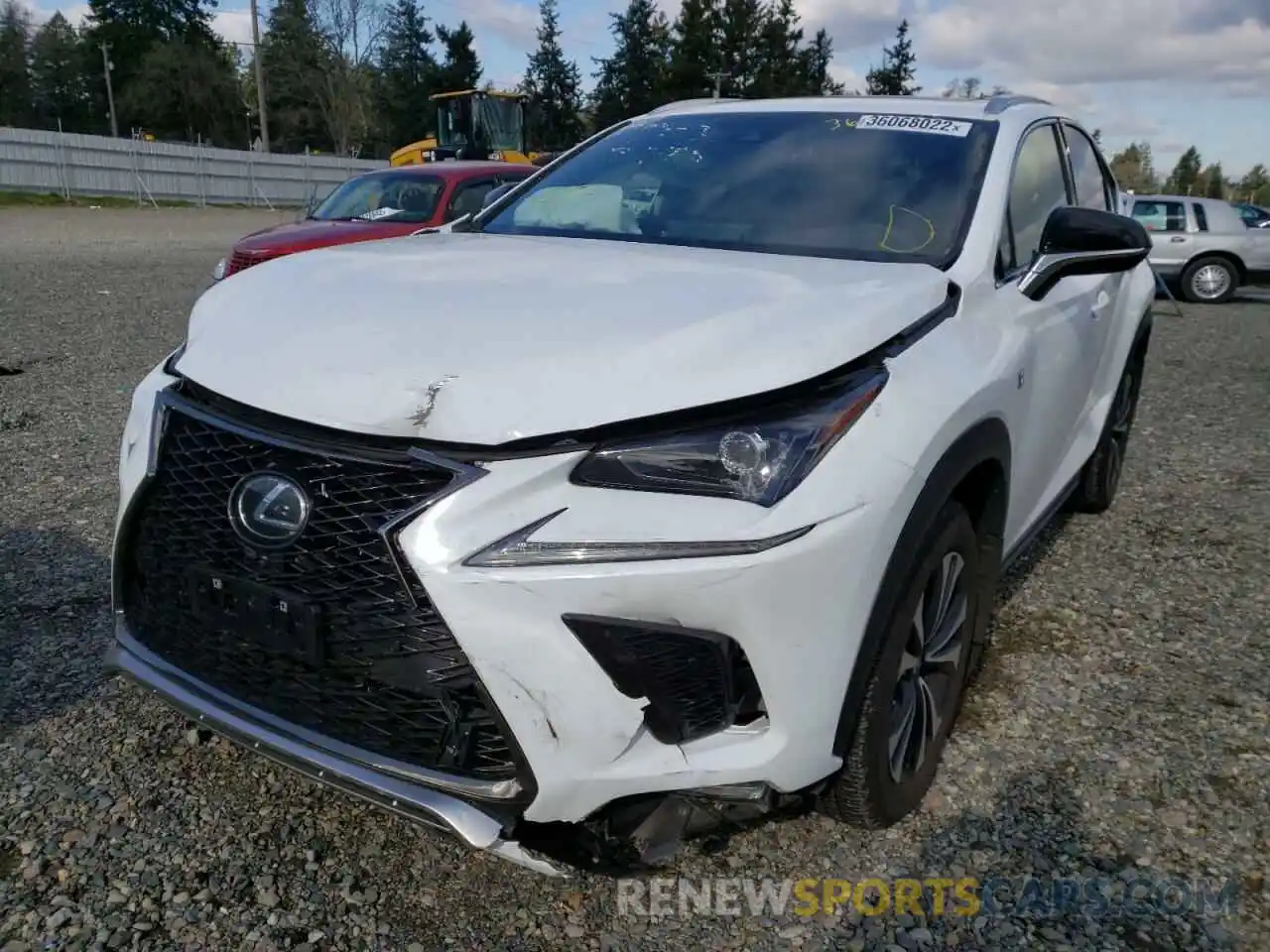 2 Фотография поврежденного автомобиля JTJSARDZ1M2253242 LEXUS NX 2021