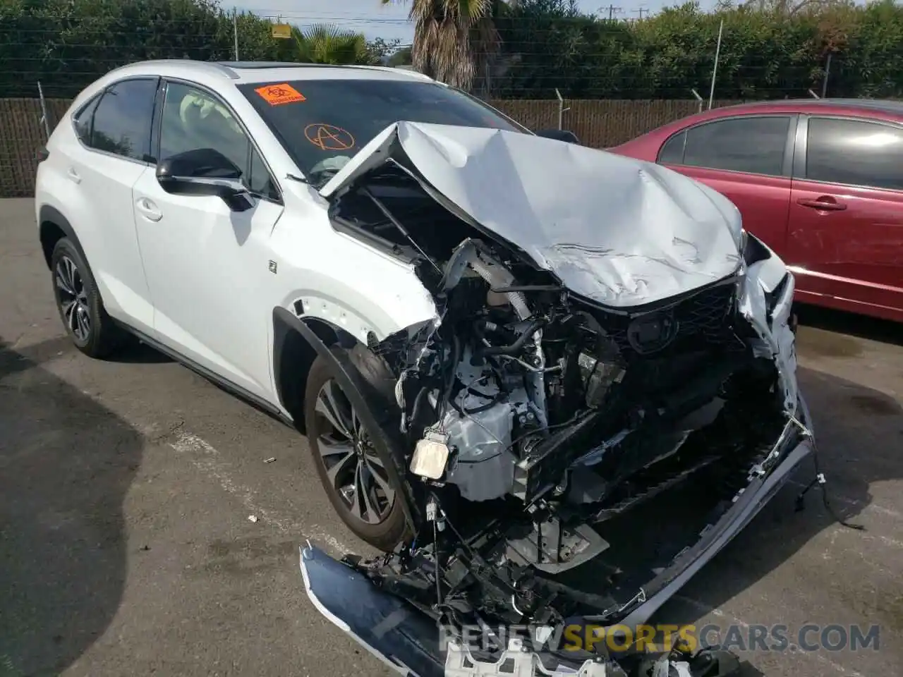 1 Photograph of a damaged car JTJSARDZ1M2263768 LEXUS NX 2021