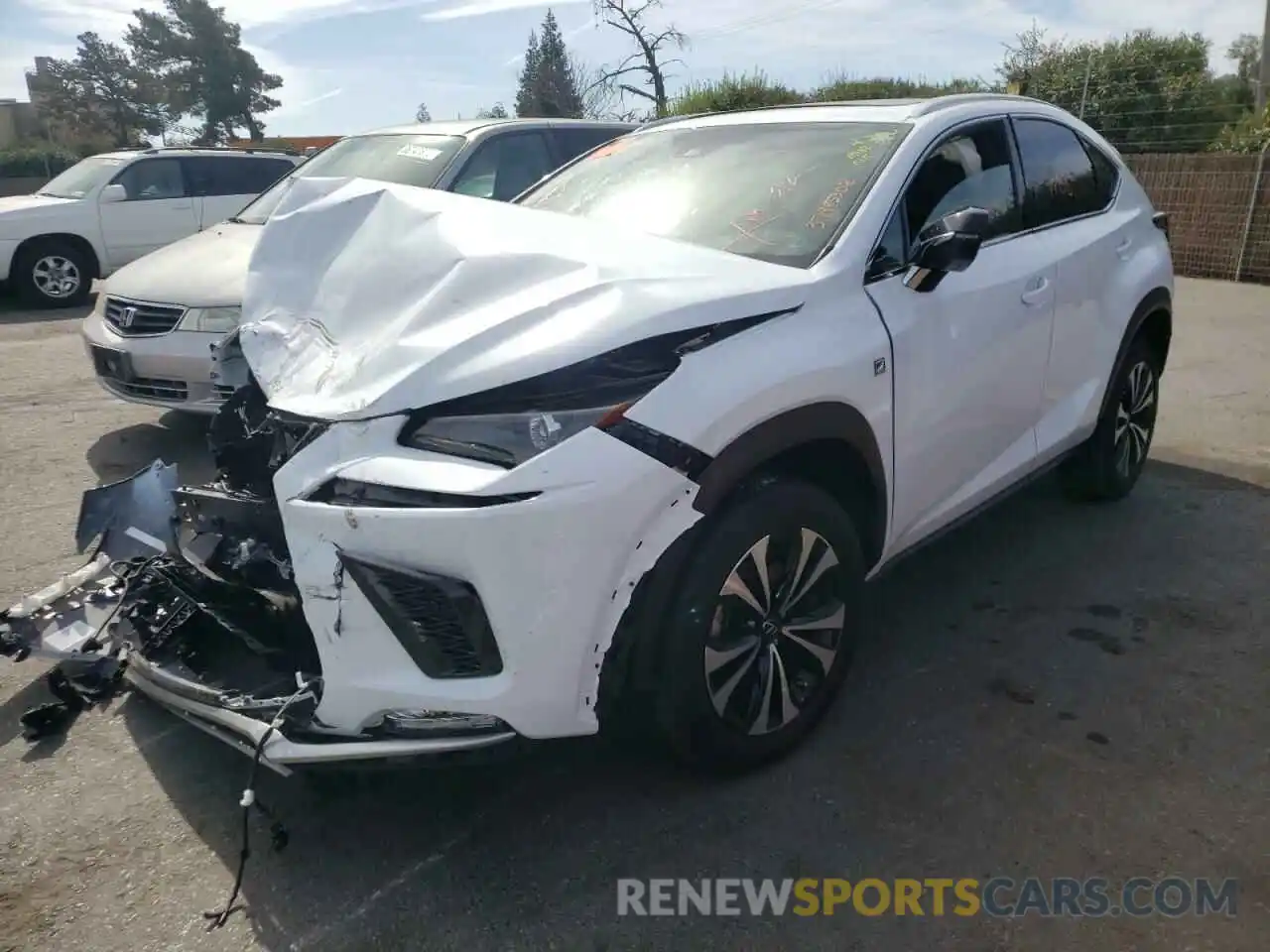 2 Photograph of a damaged car JTJSARDZ1M2263768 LEXUS NX 2021