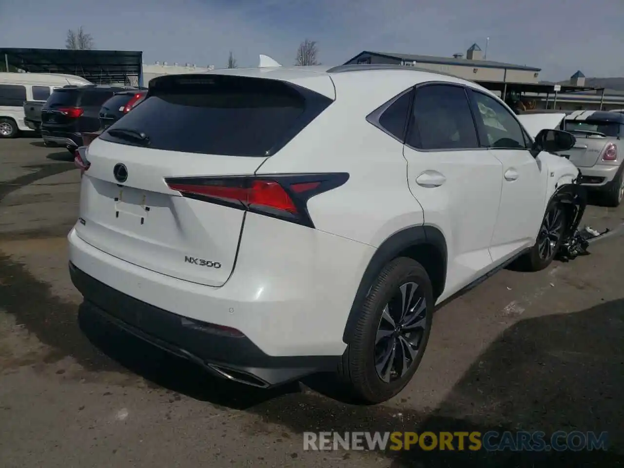 4 Фотография поврежденного автомобиля JTJSARDZ1M2263768 LEXUS NX 2021