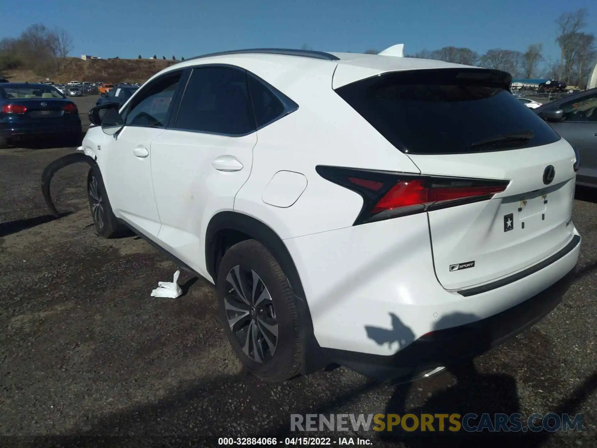 3 Фотография поврежденного автомобиля JTJSARDZ1M5019536 LEXUS NX 2021