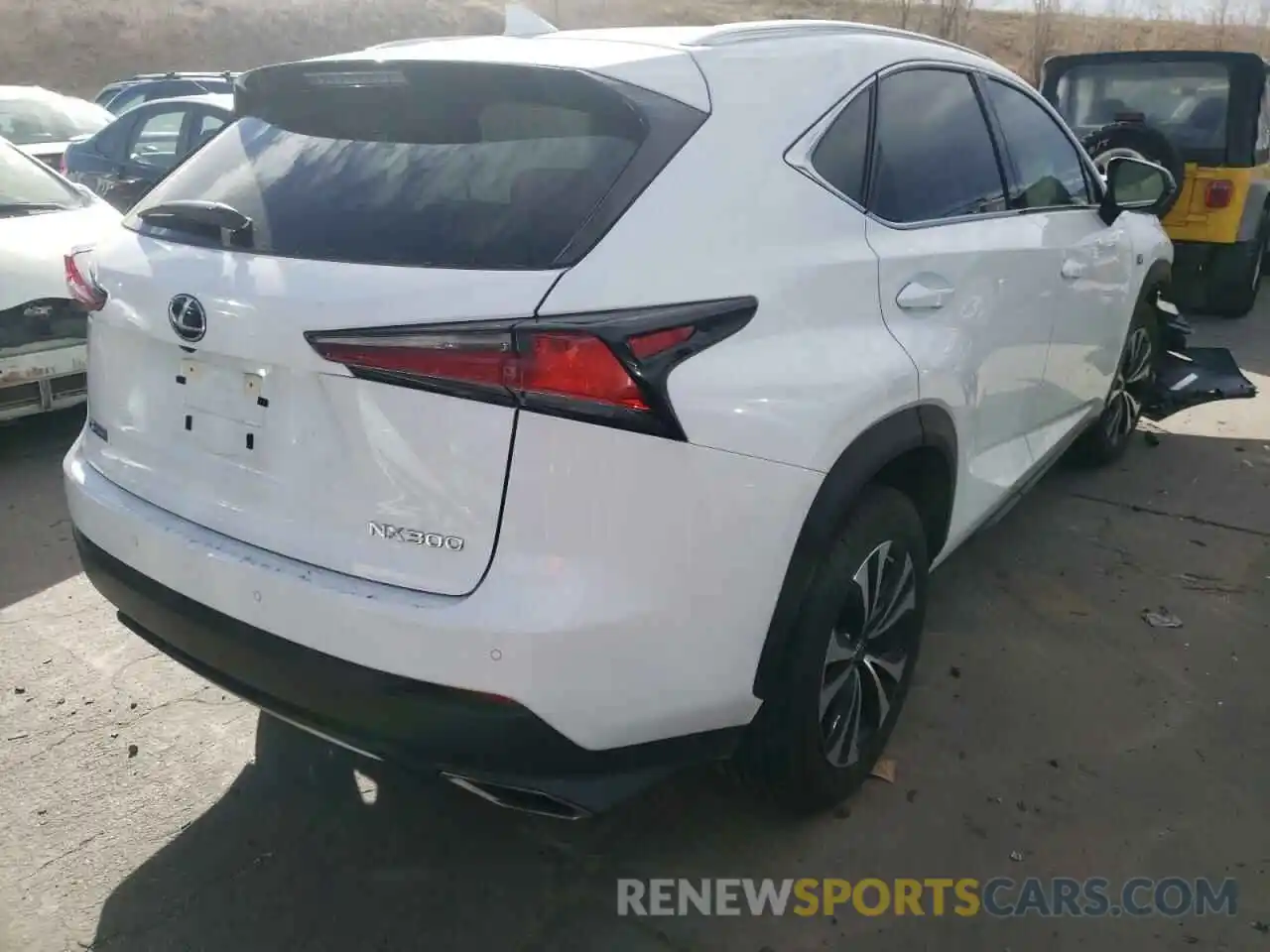 4 Фотография поврежденного автомобиля JTJSARDZ1M5020928 LEXUS NX 2021