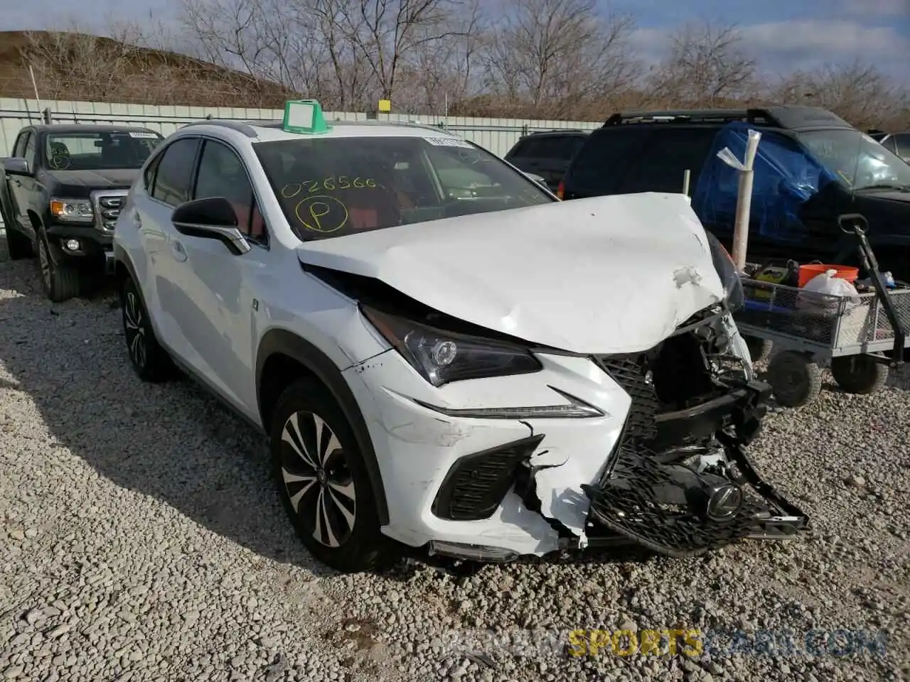 1 Photograph of a damaged car JTJSARDZ1M5026566 LEXUS NX 2021