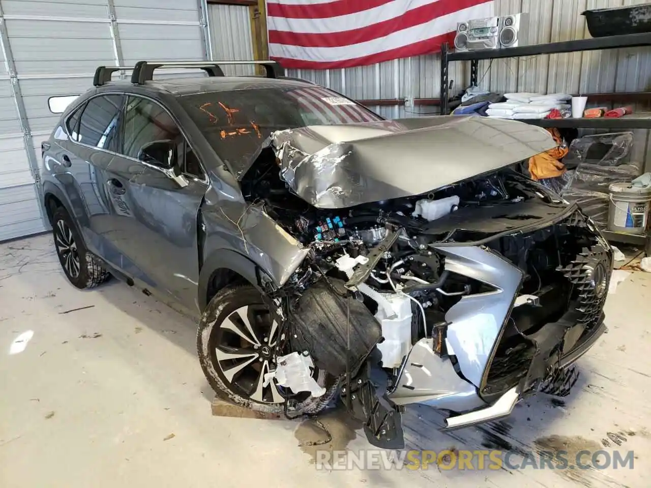 1 Photograph of a damaged car JTJSARDZ2M2260815 LEXUS NX 2021