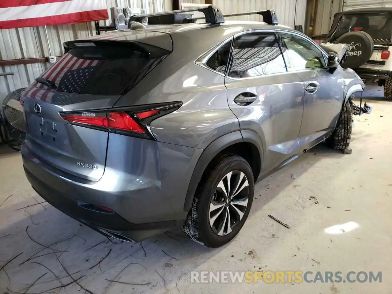 4 Фотография поврежденного автомобиля JTJSARDZ2M2260815 LEXUS NX 2021