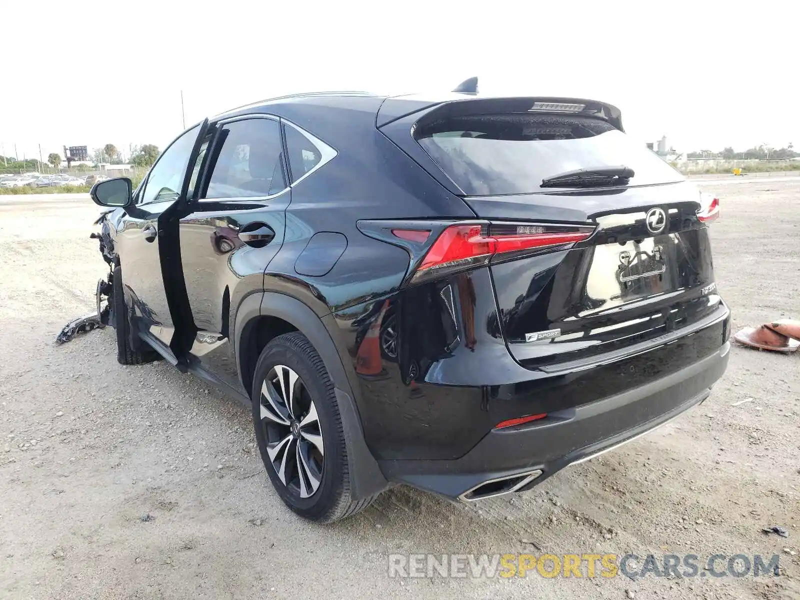 3 Фотография поврежденного автомобиля JTJSARDZ3M2240265 LEXUS NX 2021