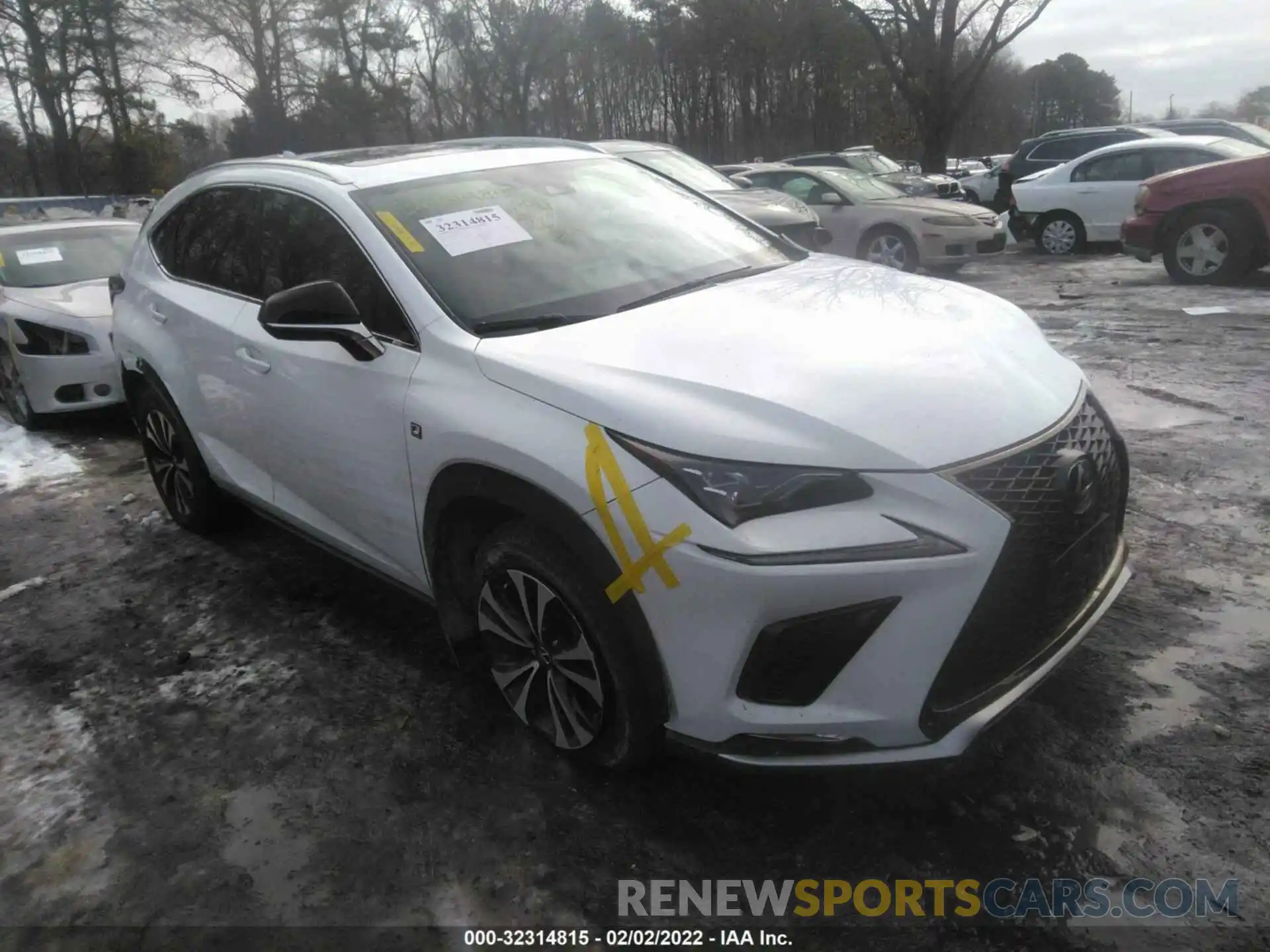 1 Фотография поврежденного автомобиля JTJSARDZ3M2248799 LEXUS NX 2021