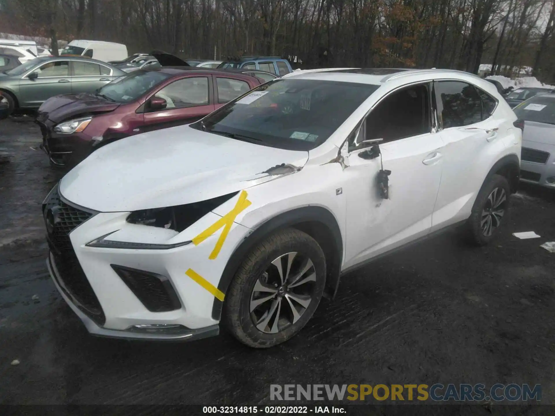 2 Фотография поврежденного автомобиля JTJSARDZ3M2248799 LEXUS NX 2021