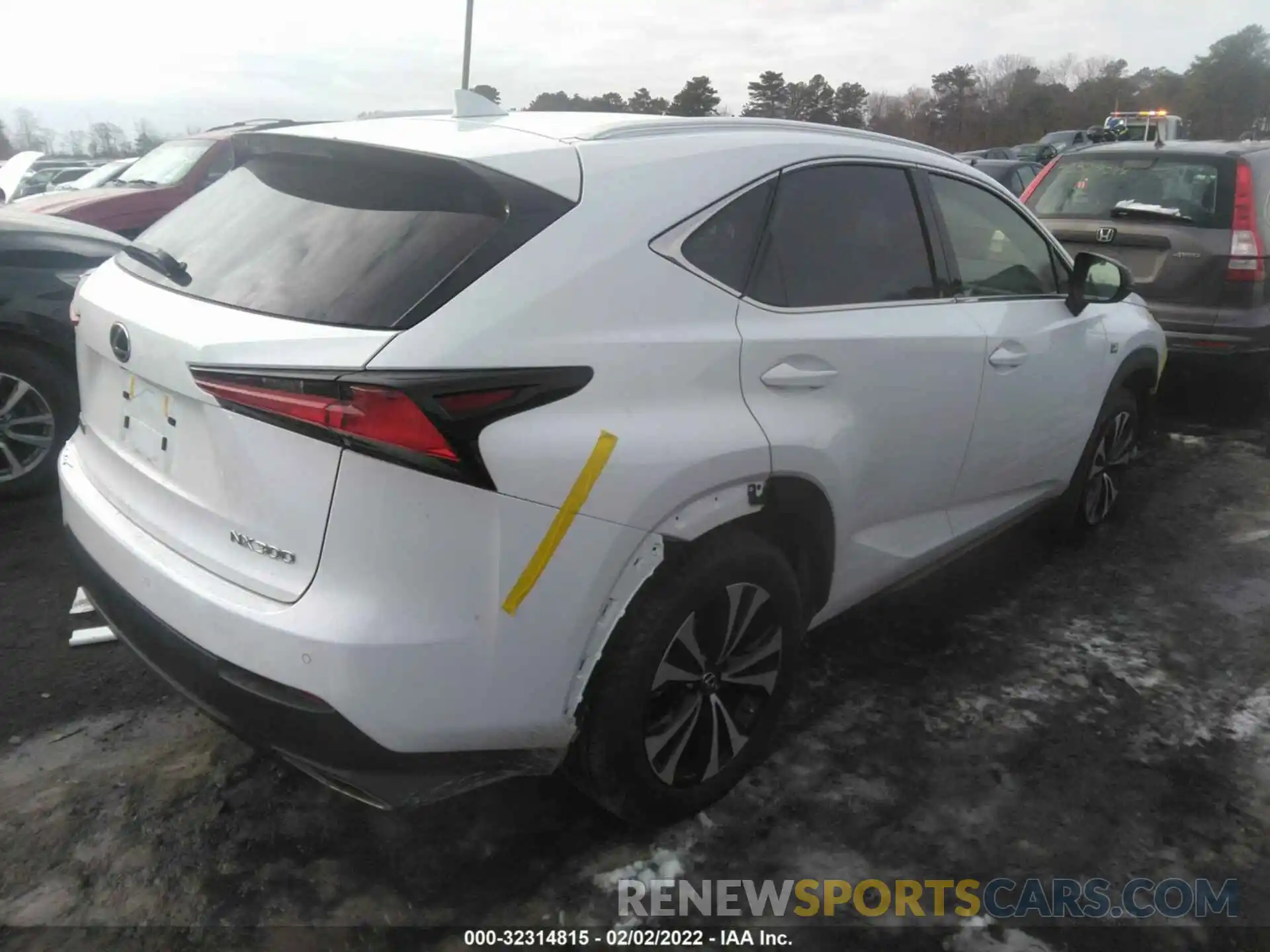 4 Фотография поврежденного автомобиля JTJSARDZ3M2248799 LEXUS NX 2021