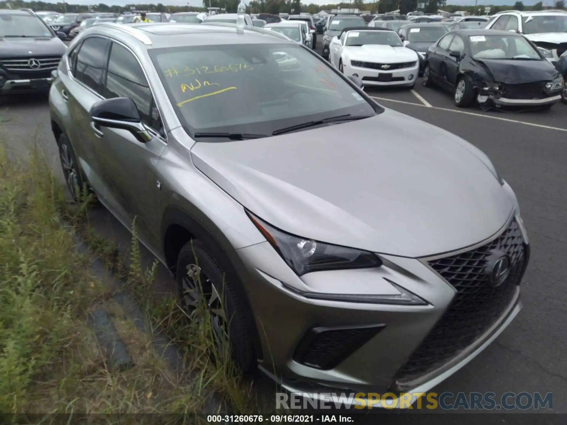 1 Фотография поврежденного автомобиля JTJSARDZ3M2261651 LEXUS NX 2021