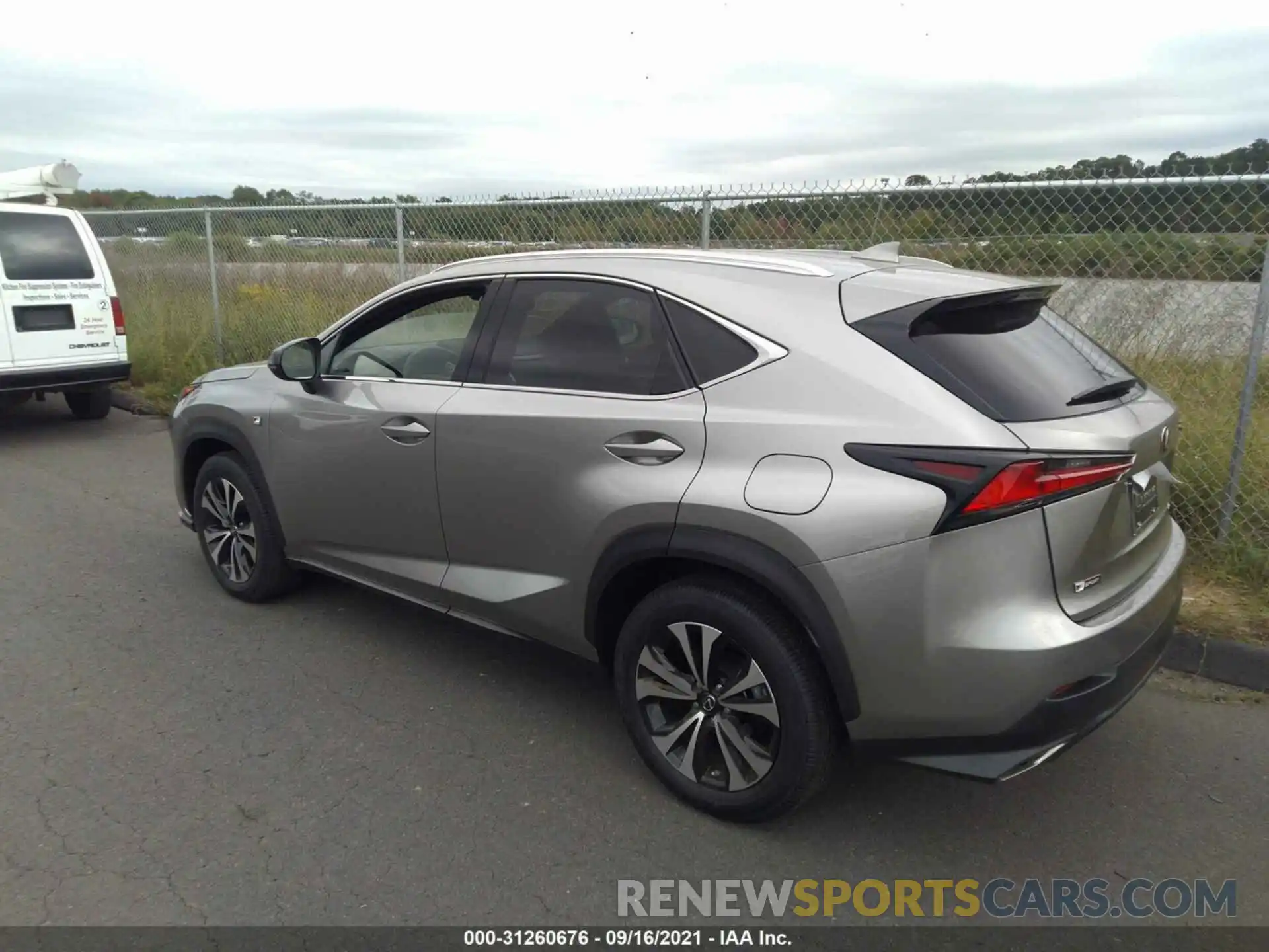 3 Фотография поврежденного автомобиля JTJSARDZ3M2261651 LEXUS NX 2021