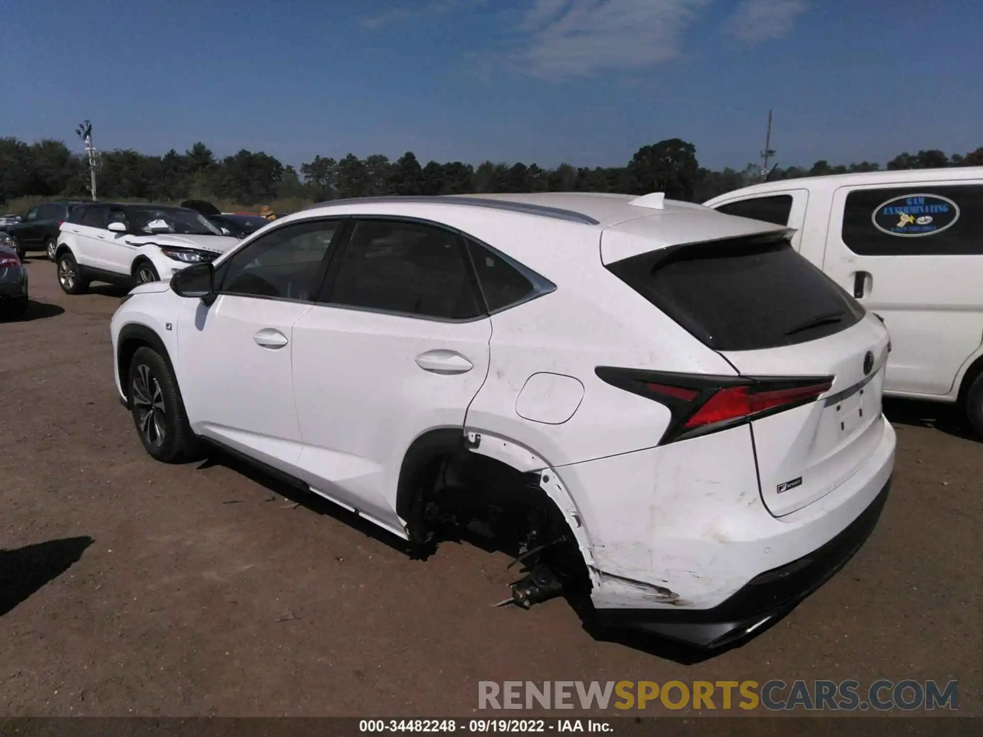 3 Фотография поврежденного автомобиля JTJSARDZ3M2262184 LEXUS NX 2021