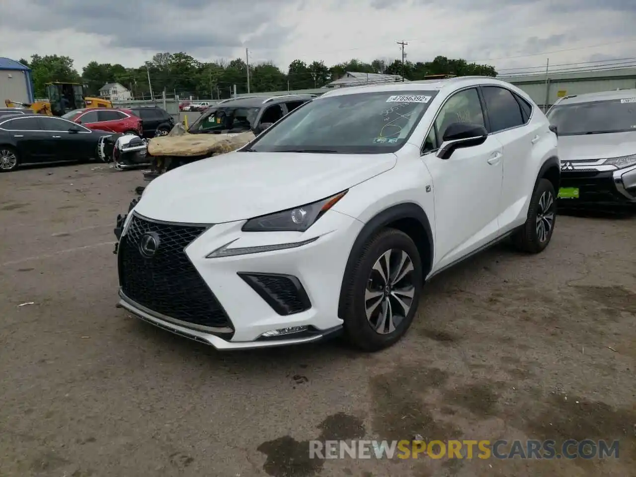 2 Фотография поврежденного автомобиля JTJSARDZ3M5024320 LEXUS NX 2021