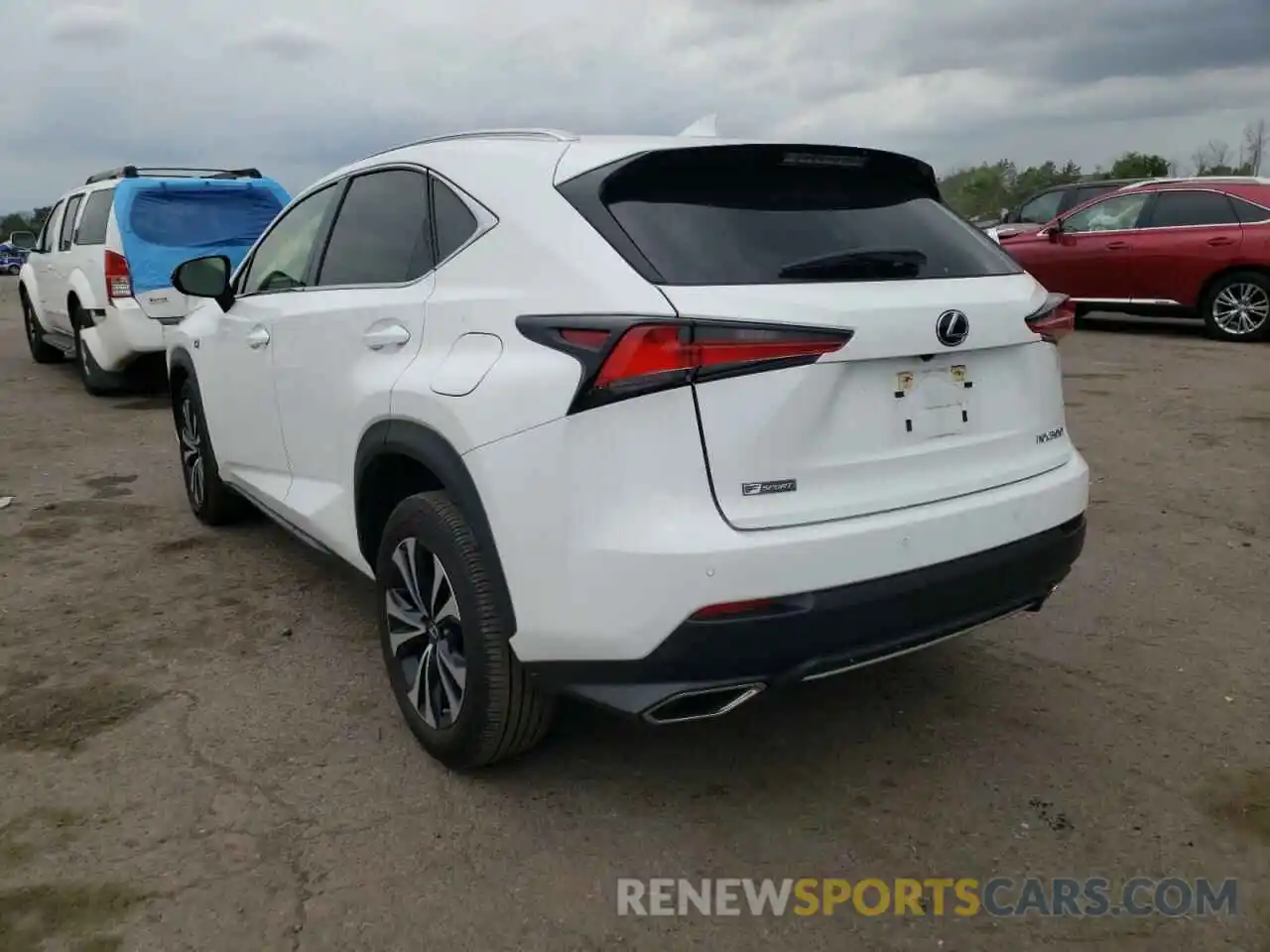 3 Фотография поврежденного автомобиля JTJSARDZ3M5024320 LEXUS NX 2021