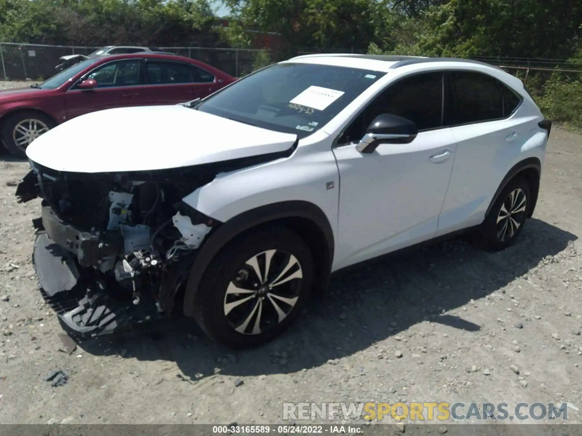 2 Photograph of a damaged car JTJSARDZ4M2236998 LEXUS NX 2021