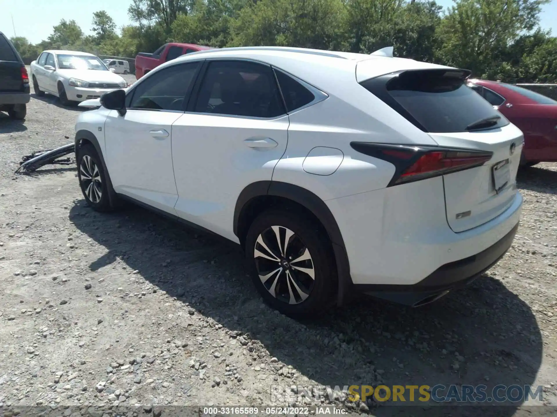 3 Фотография поврежденного автомобиля JTJSARDZ4M2236998 LEXUS NX 2021