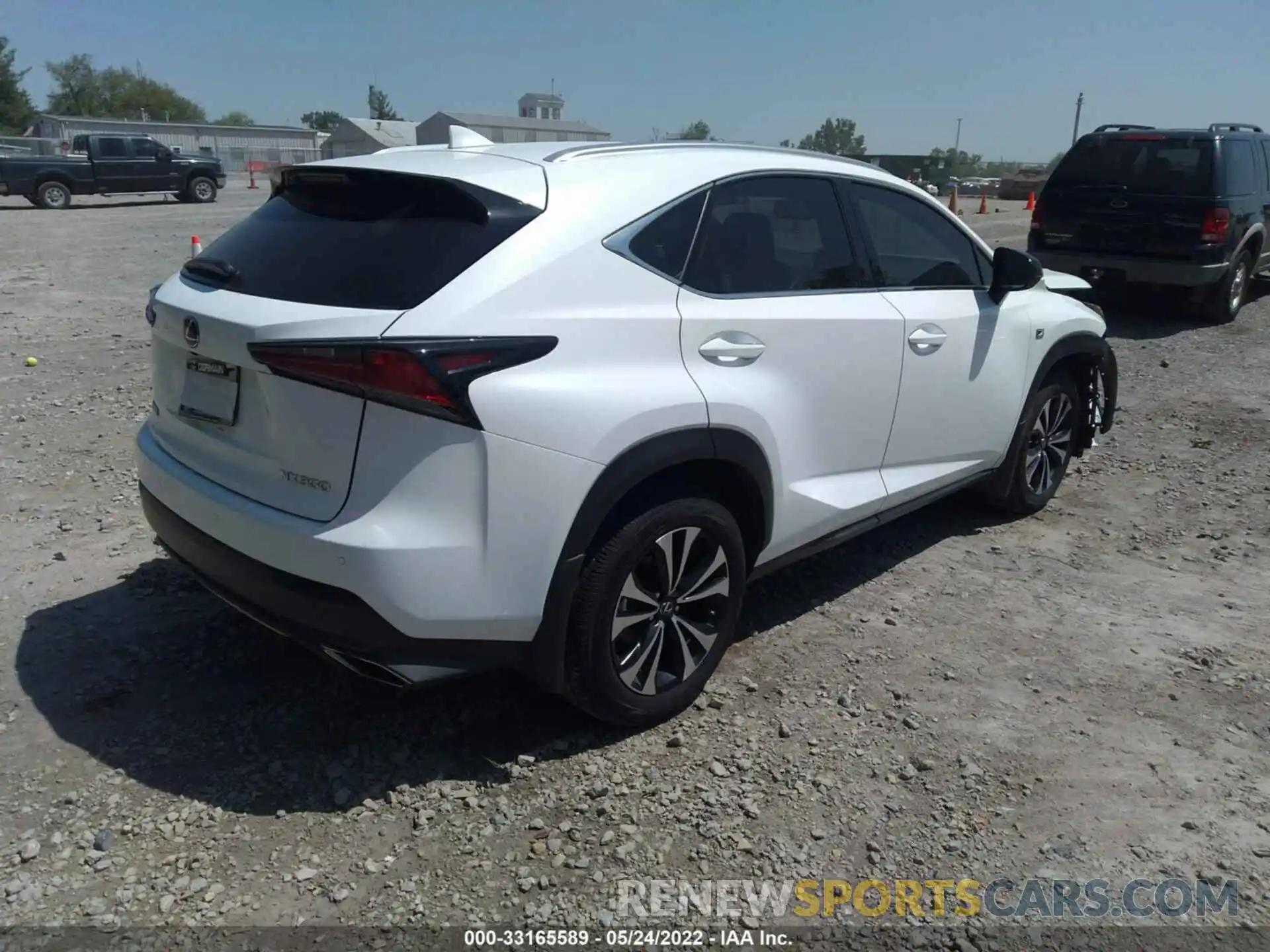 4 Фотография поврежденного автомобиля JTJSARDZ4M2236998 LEXUS NX 2021