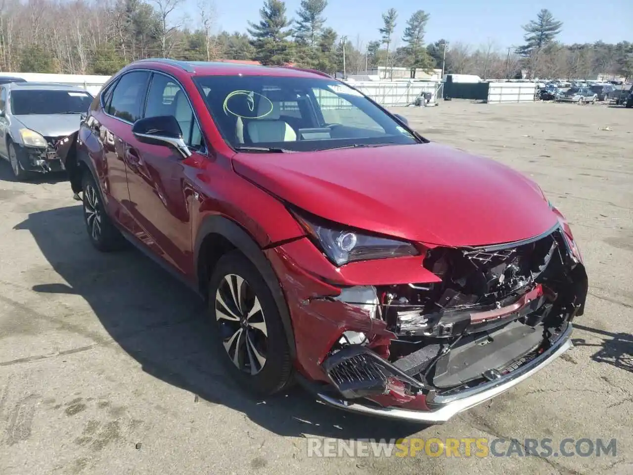 1 Photograph of a damaged car JTJSARDZ4M2255390 LEXUS NX 2021