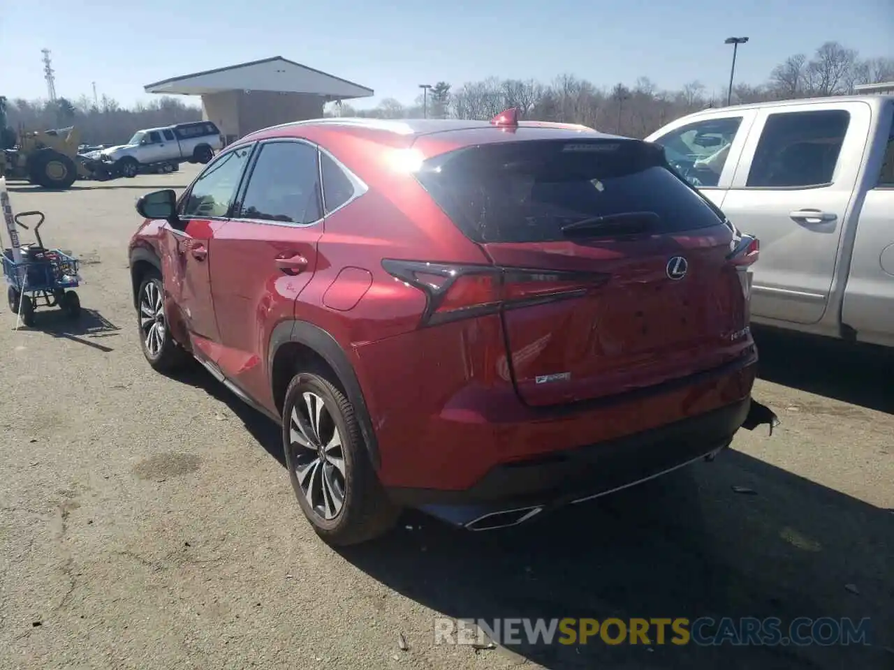 3 Photograph of a damaged car JTJSARDZ4M2255390 LEXUS NX 2021