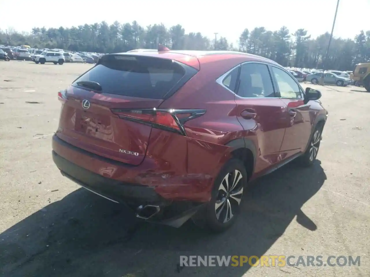 4 Фотография поврежденного автомобиля JTJSARDZ4M2255390 LEXUS NX 2021