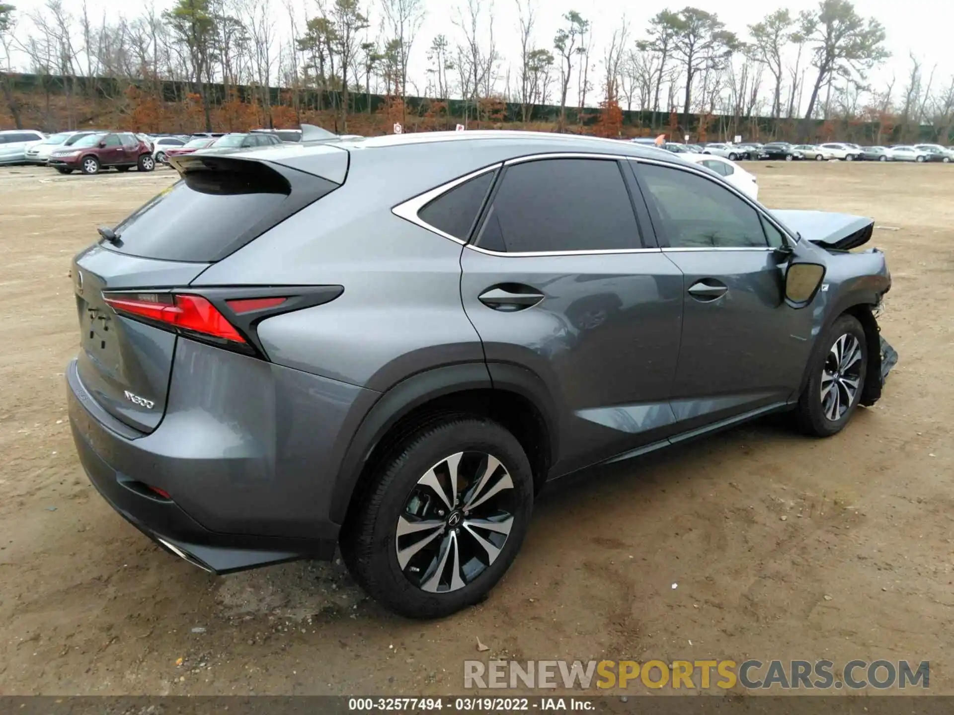 4 Фотография поврежденного автомобиля JTJSARDZ5M2243006 LEXUS NX 2021