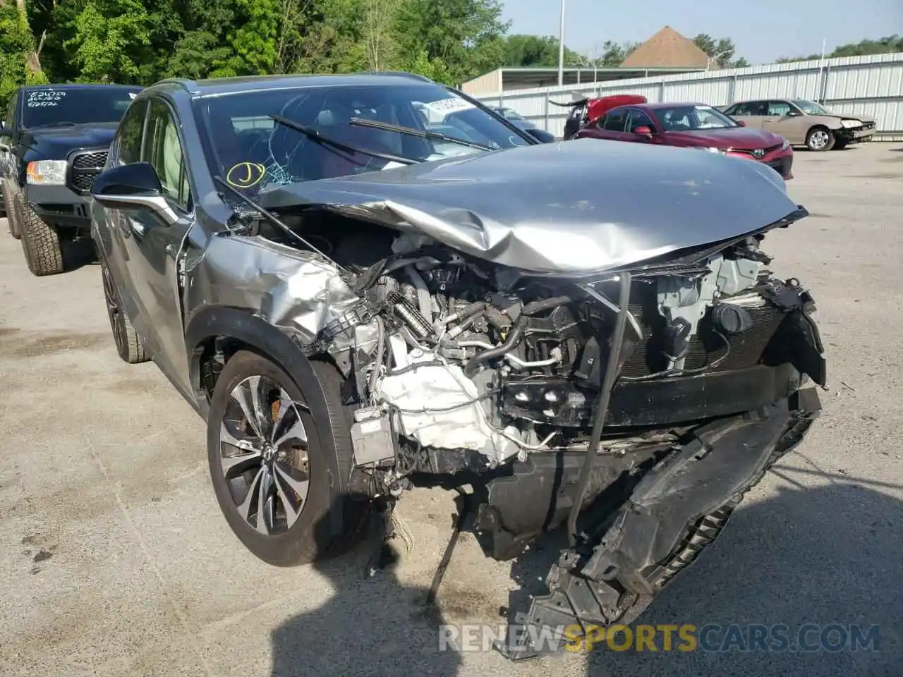 1 Photograph of a damaged car JTJSARDZ5M2243121 LEXUS NX 2021