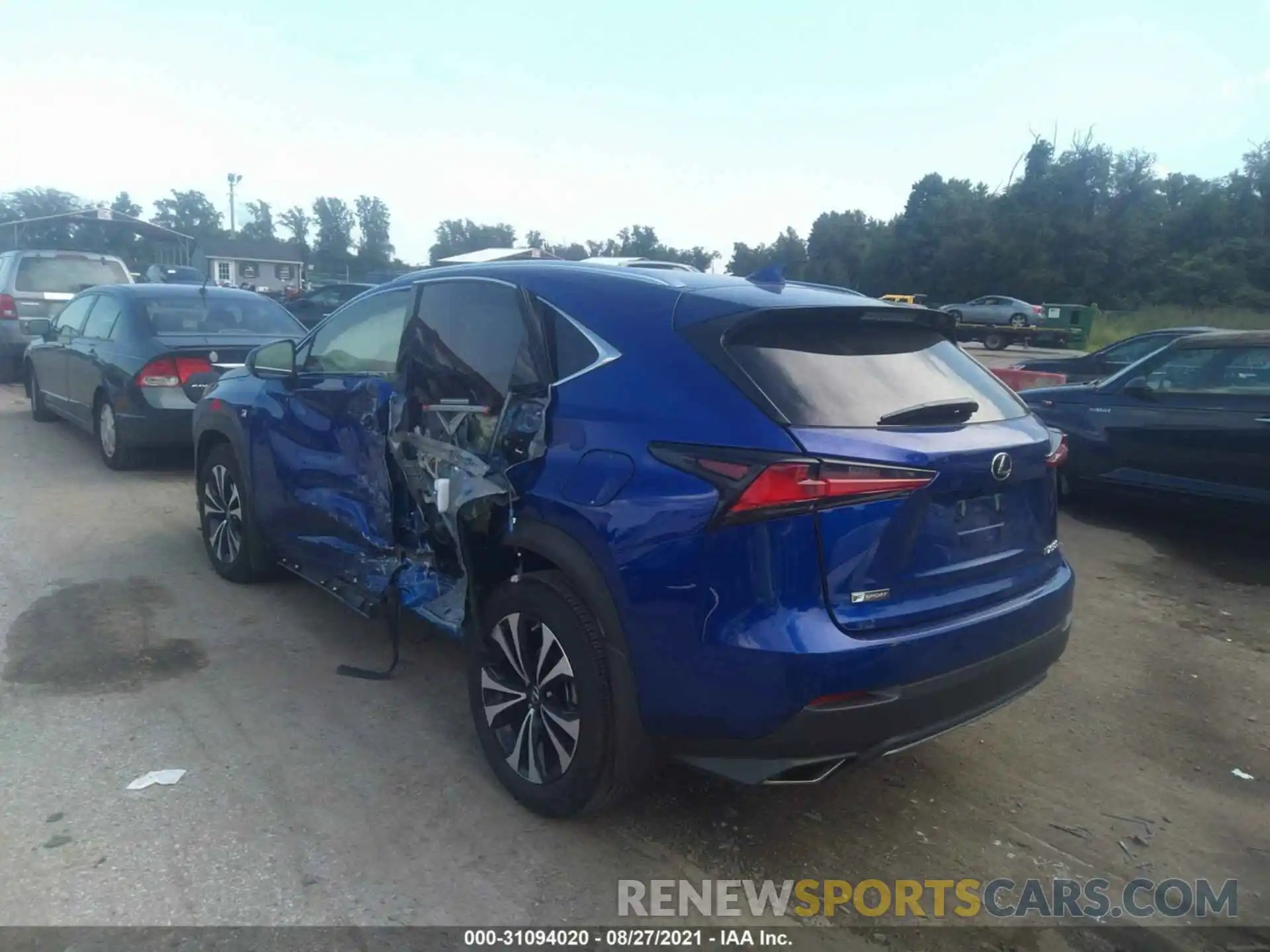 3 Photograph of a damaged car JTJSARDZ5M2247444 LEXUS NX 2021