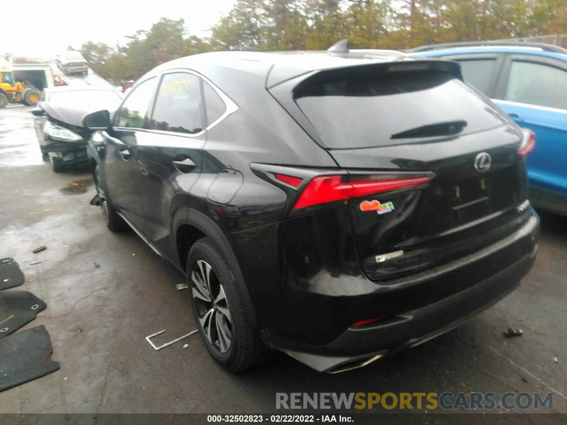 3 Фотография поврежденного автомобиля JTJSARDZ5M2247590 LEXUS NX 2021