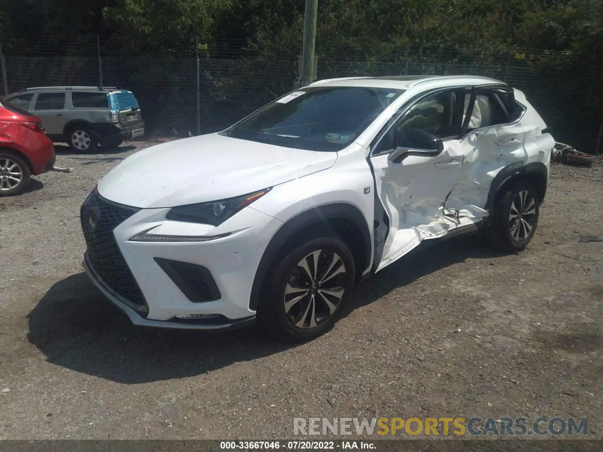 2 Photograph of a damaged car JTJSARDZ5M2260727 LEXUS NX 2021