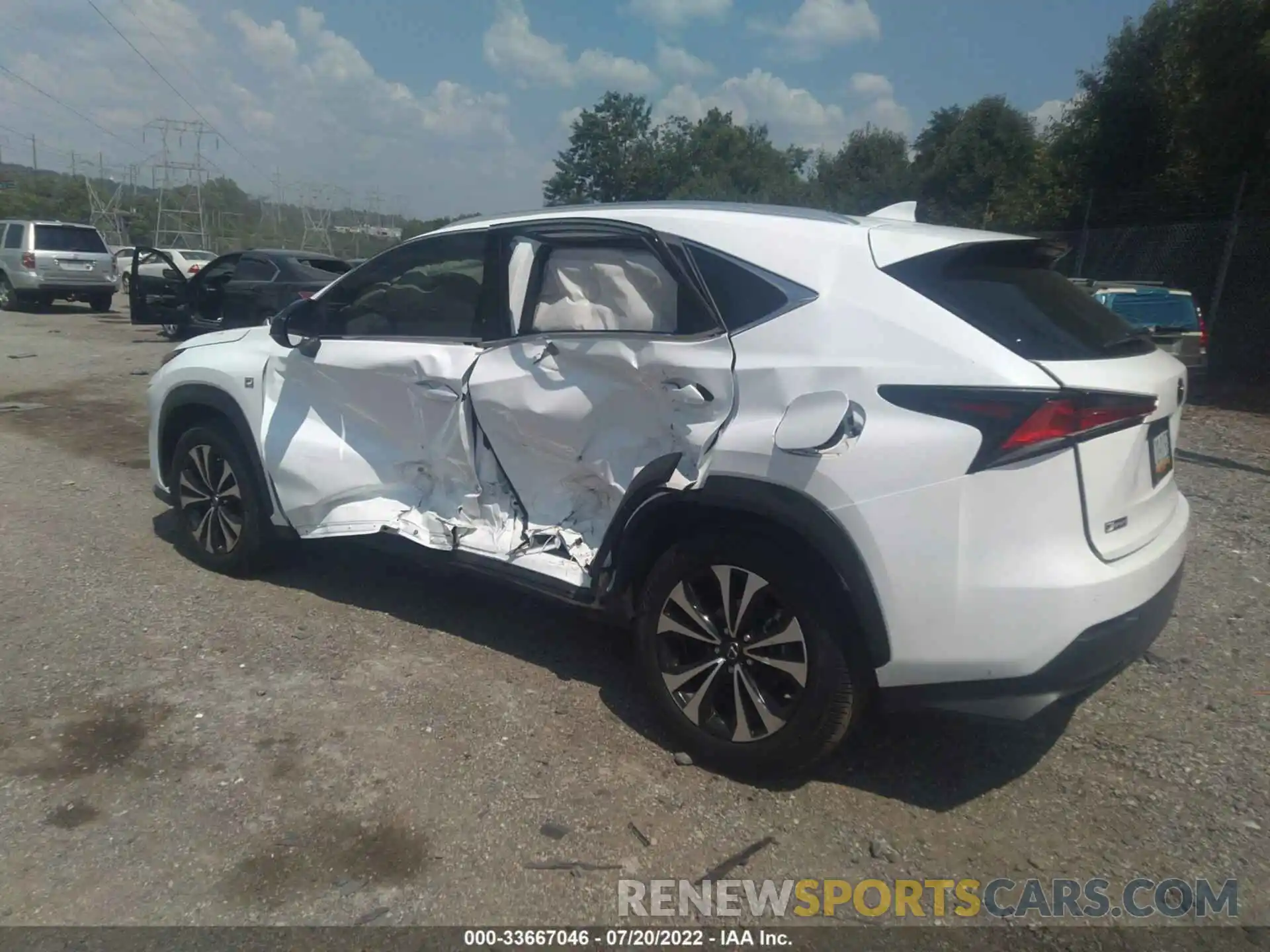 3 Photograph of a damaged car JTJSARDZ5M2260727 LEXUS NX 2021