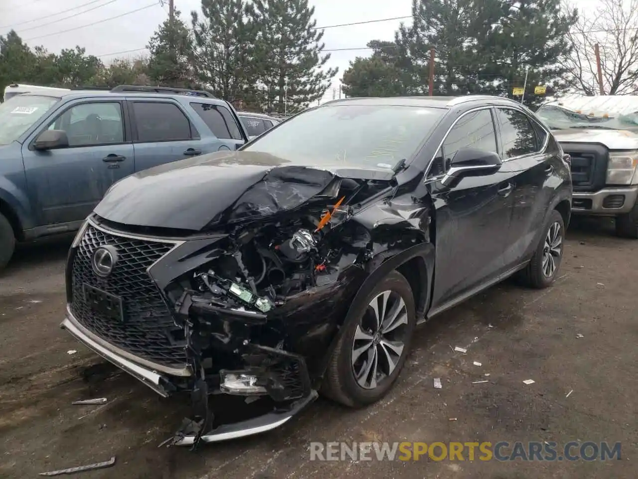 2 Photograph of a damaged car JTJSARDZ6M2243032 LEXUS NX 2021