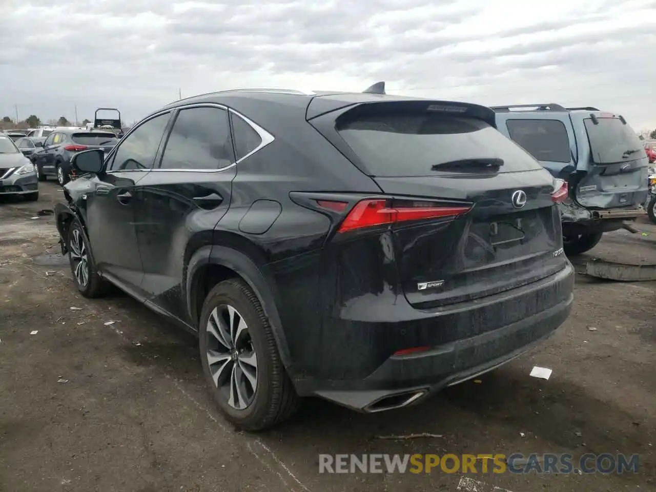 3 Фотография поврежденного автомобиля JTJSARDZ6M2243032 LEXUS NX 2021