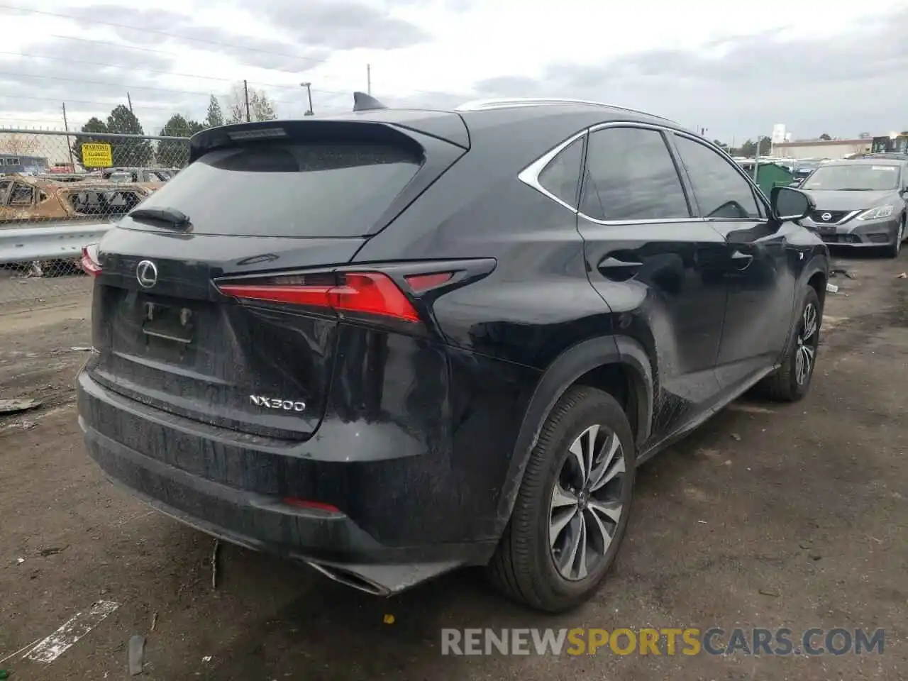 4 Фотография поврежденного автомобиля JTJSARDZ6M2243032 LEXUS NX 2021