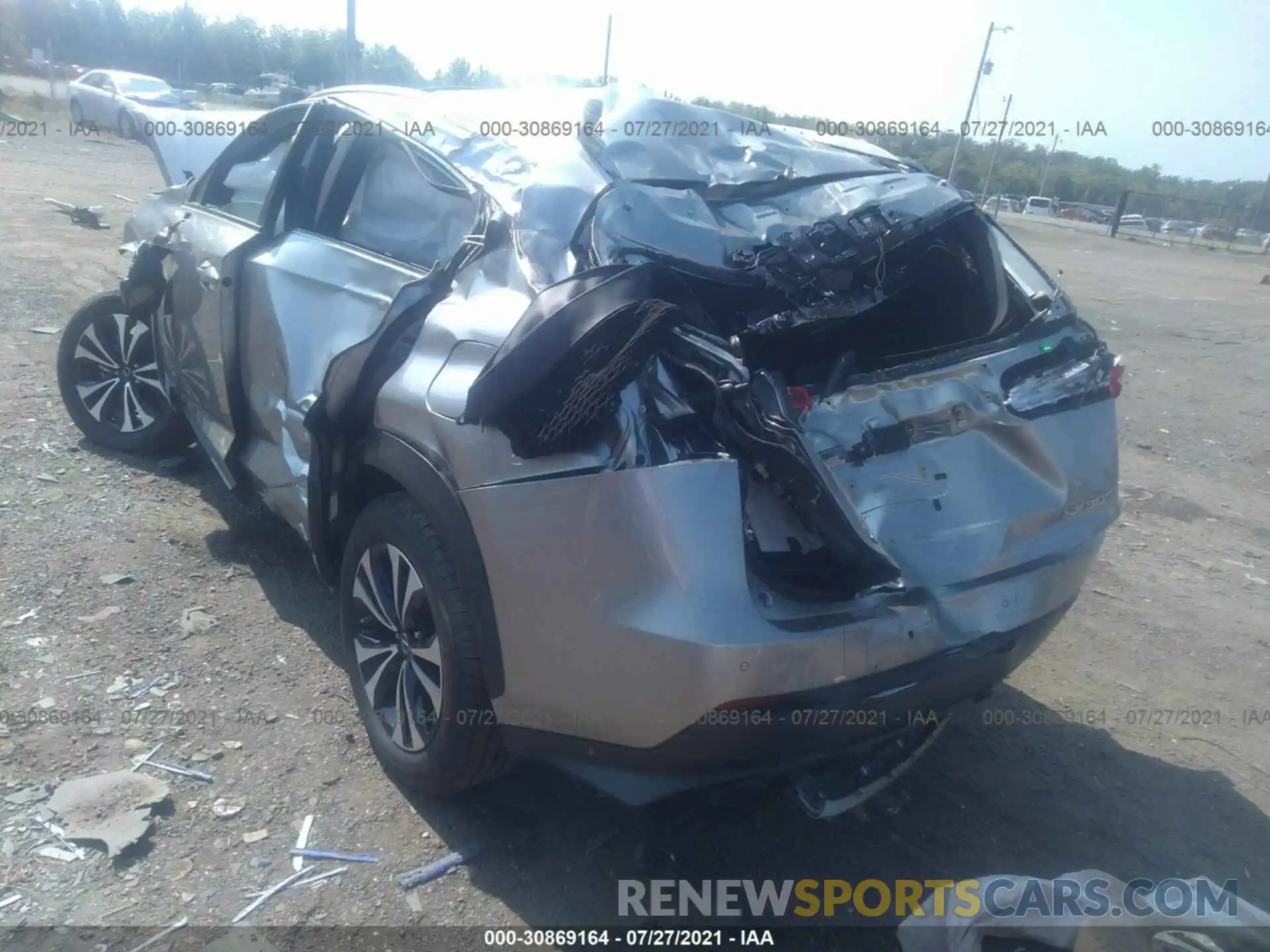 3 Photograph of a damaged car JTJSARDZ6M2246531 LEXUS NX 2021