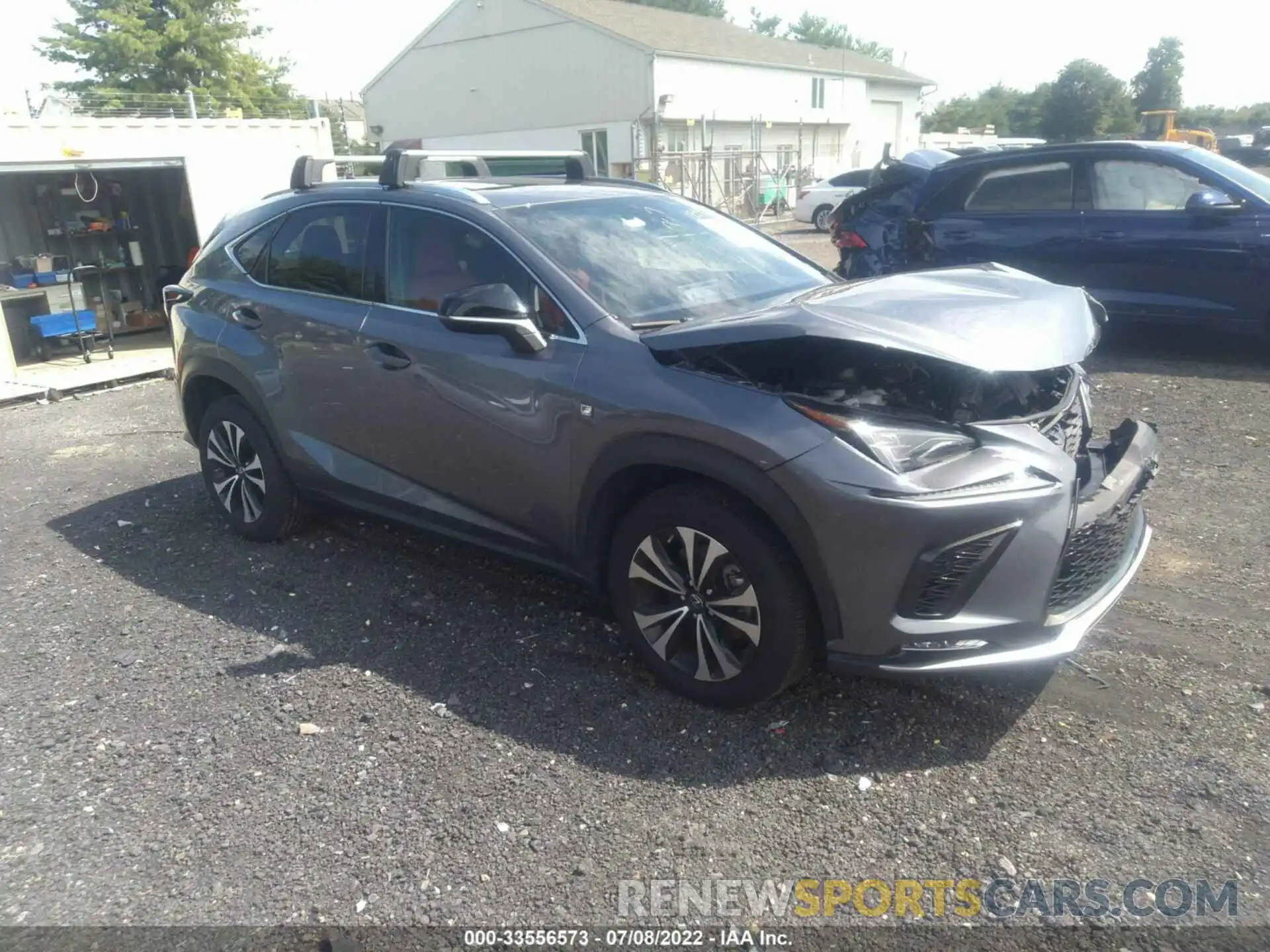 1 Photograph of a damaged car JTJSARDZ6M2256590 LEXUS NX 2021